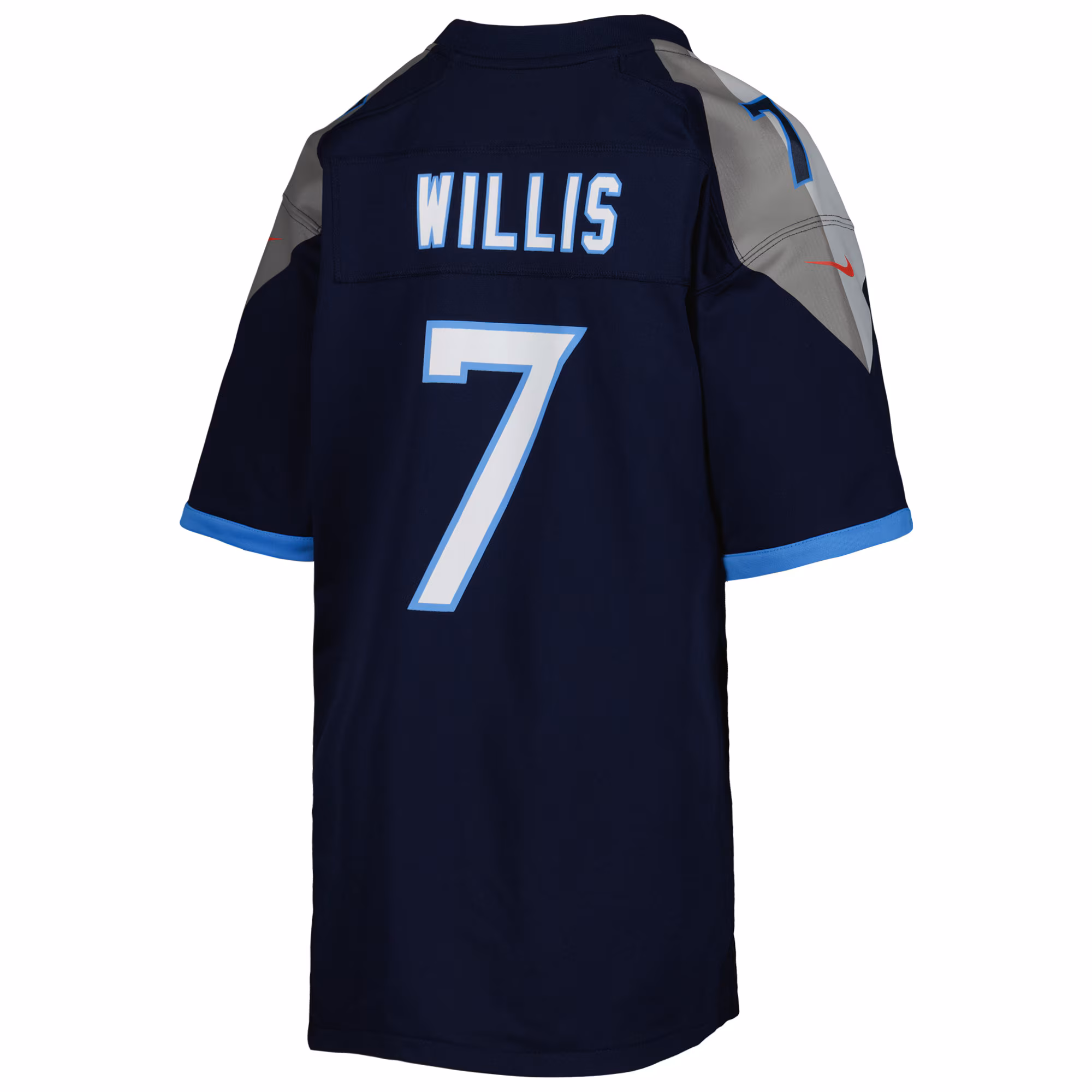 Malik Willis Tennessee Titans Youth Game Jersey - Navy