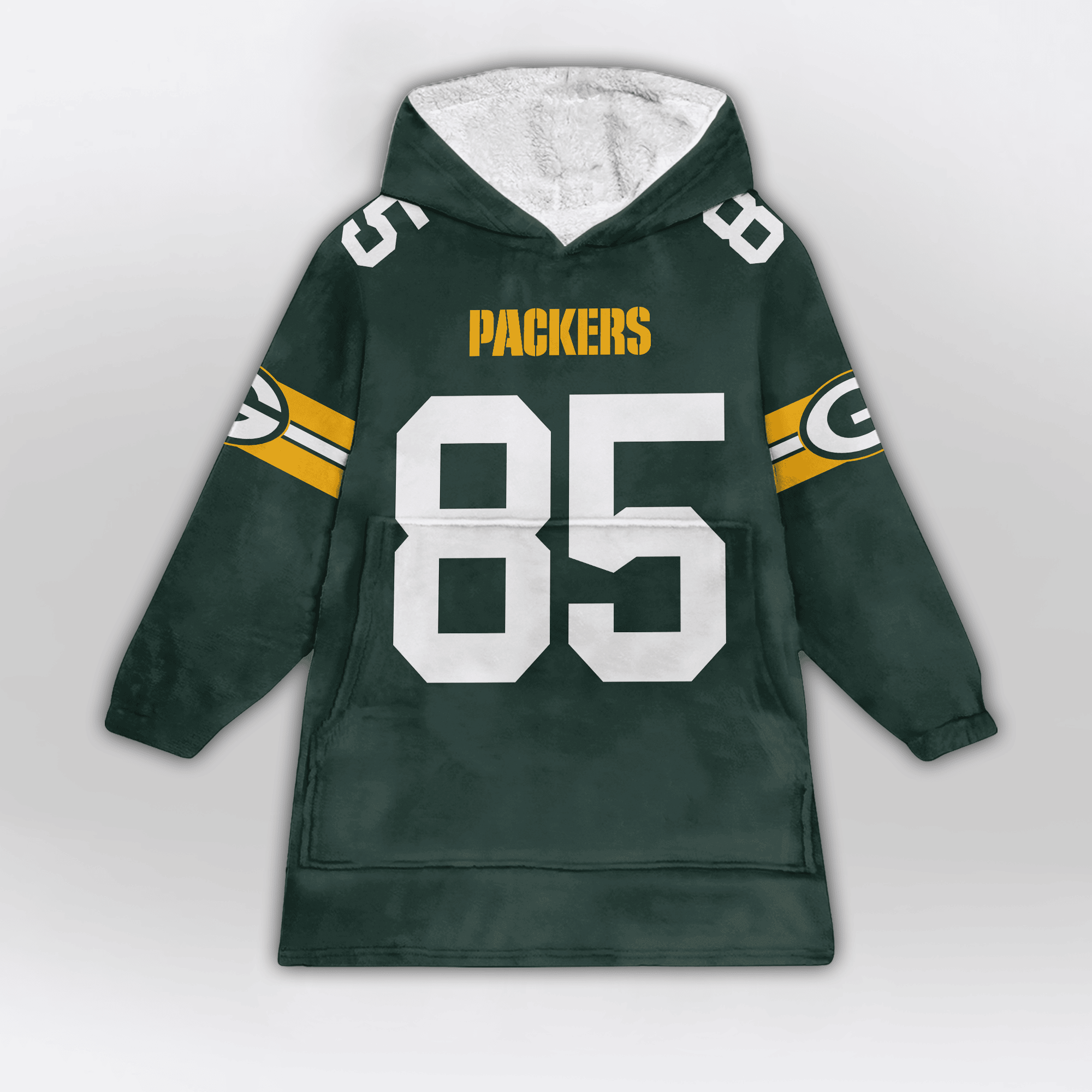 Kid T.K 85 Green Bay Football Unisex Blanket Hoodie