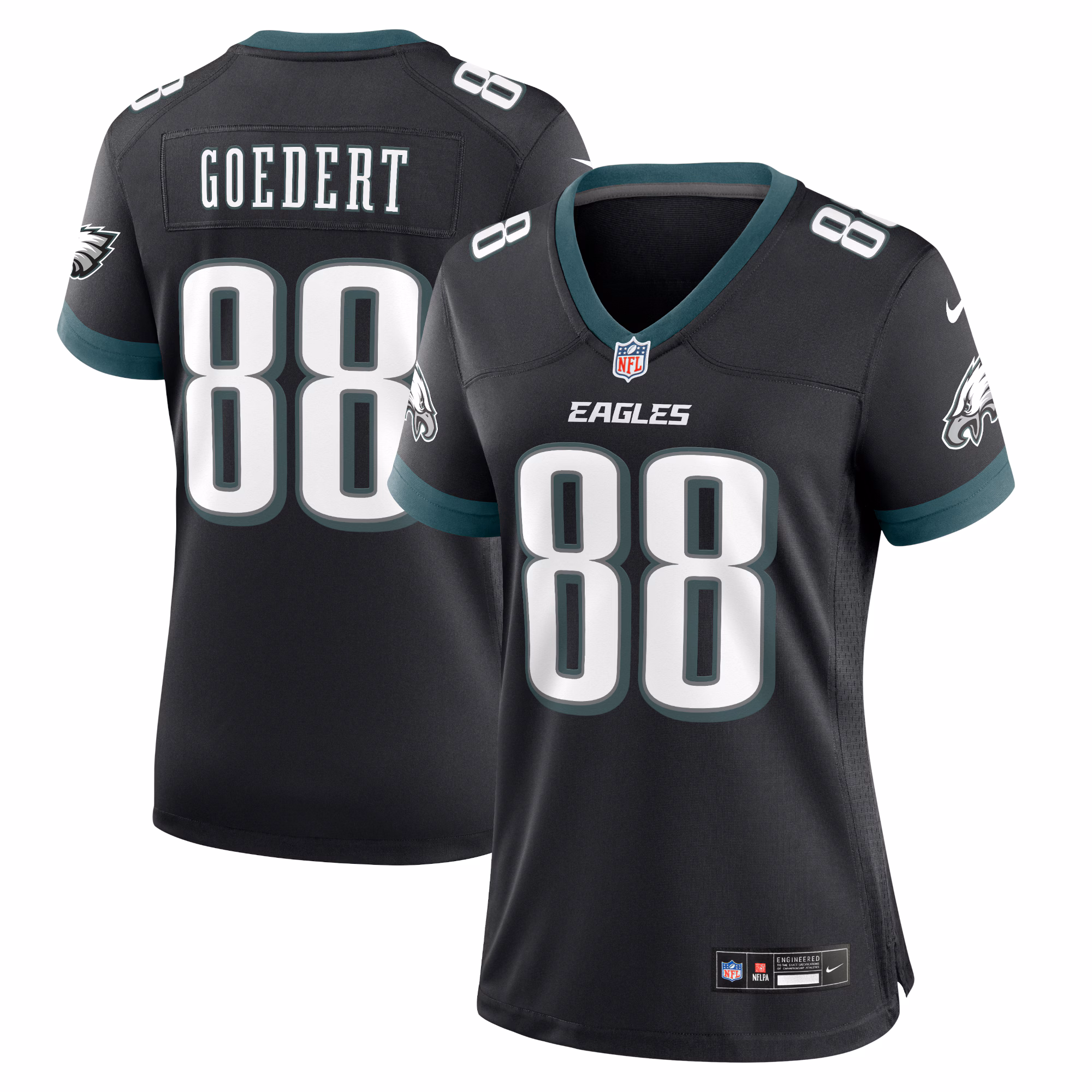 Dallas Goedert Philadelphia Eagles #88 White Game Jersey - White