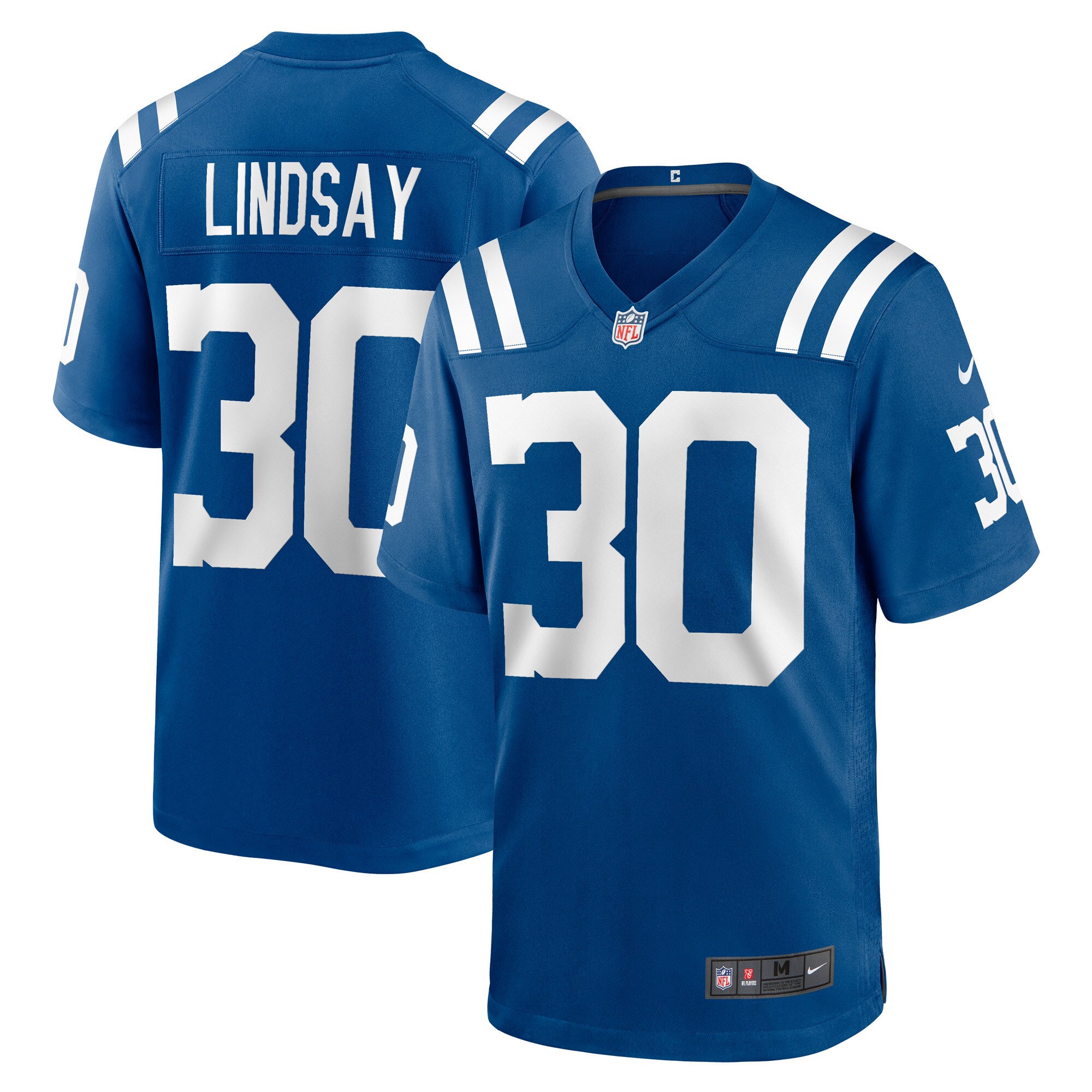 Phillip Lindsay Indianapolis Colts  Game Player Jersey - Royal