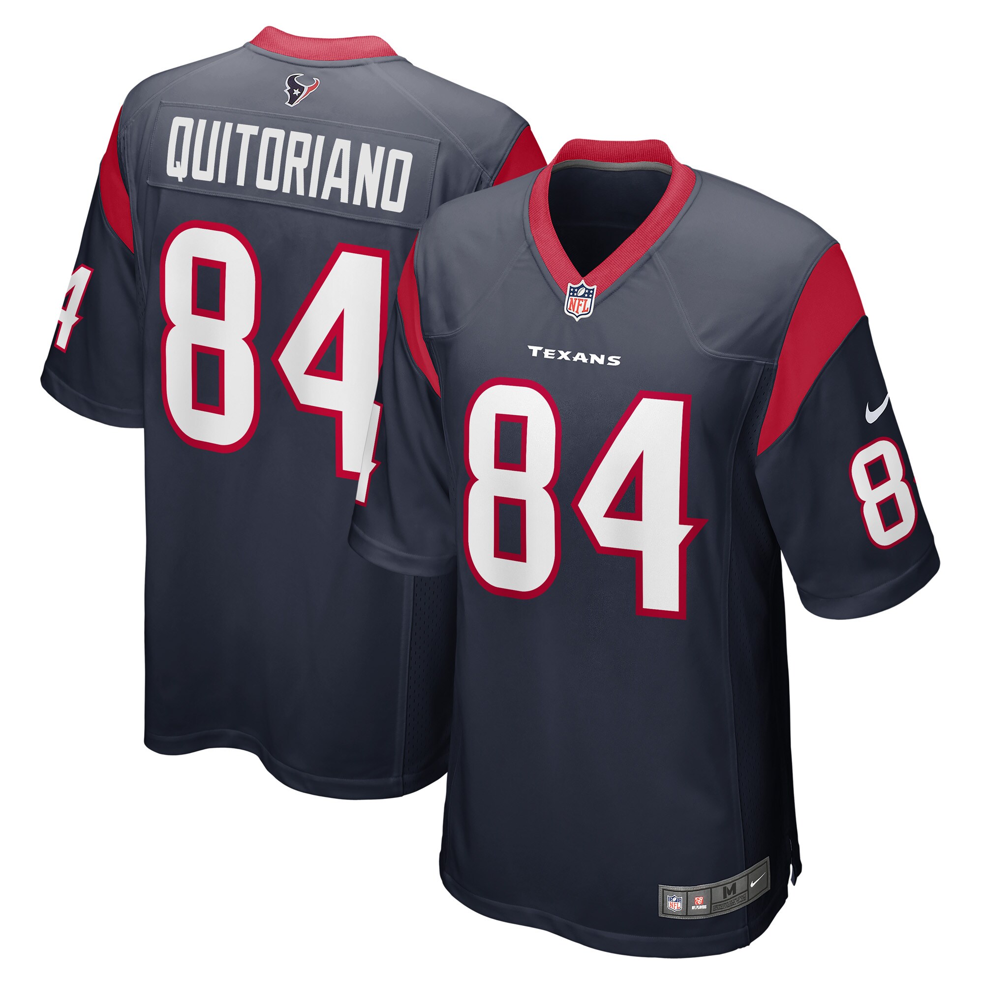 Teagan Quitoriano Houston Texans  Game Player Jersey - Navy