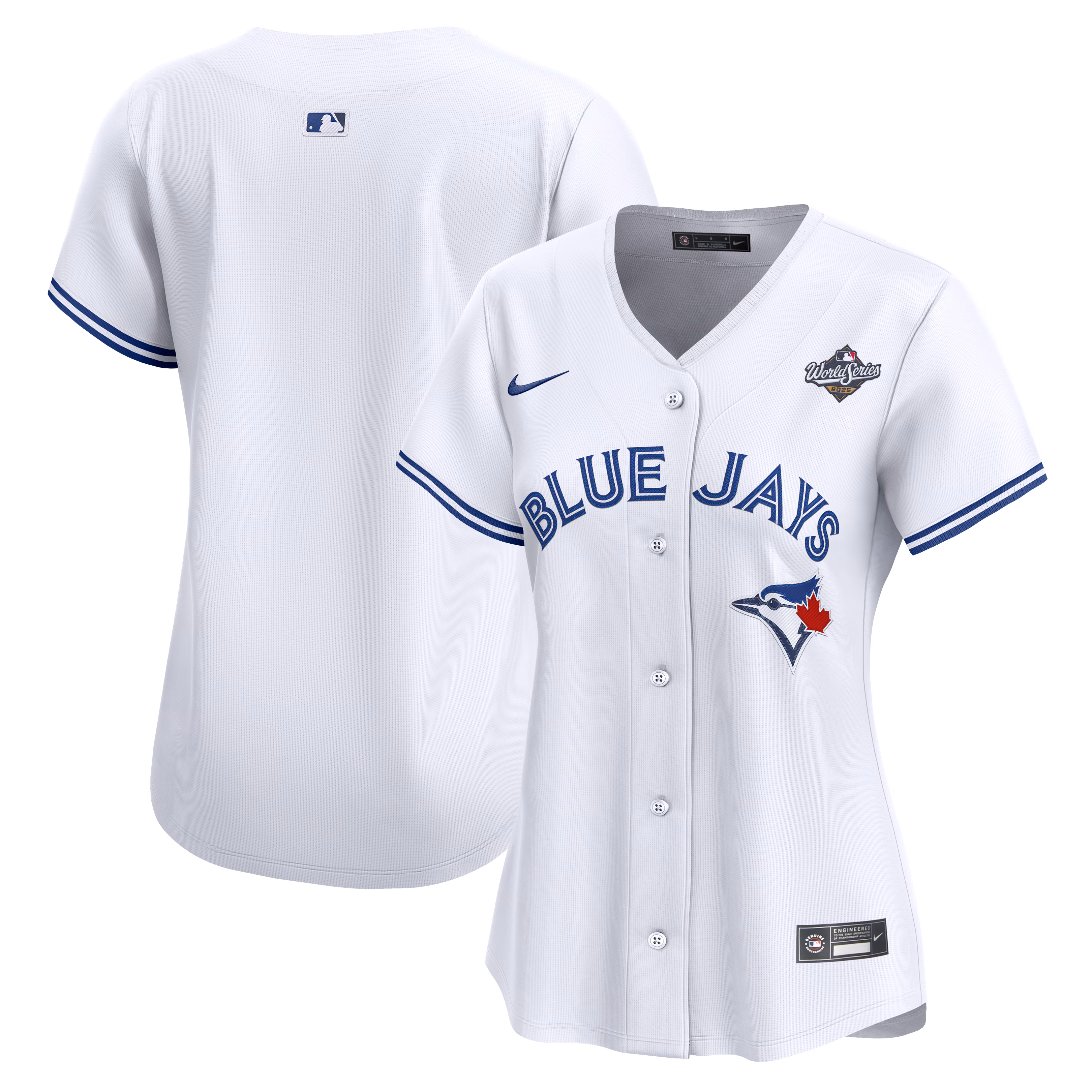 Toronto Blue Jays Women's 2025 World Series Home Limited Jersey - White