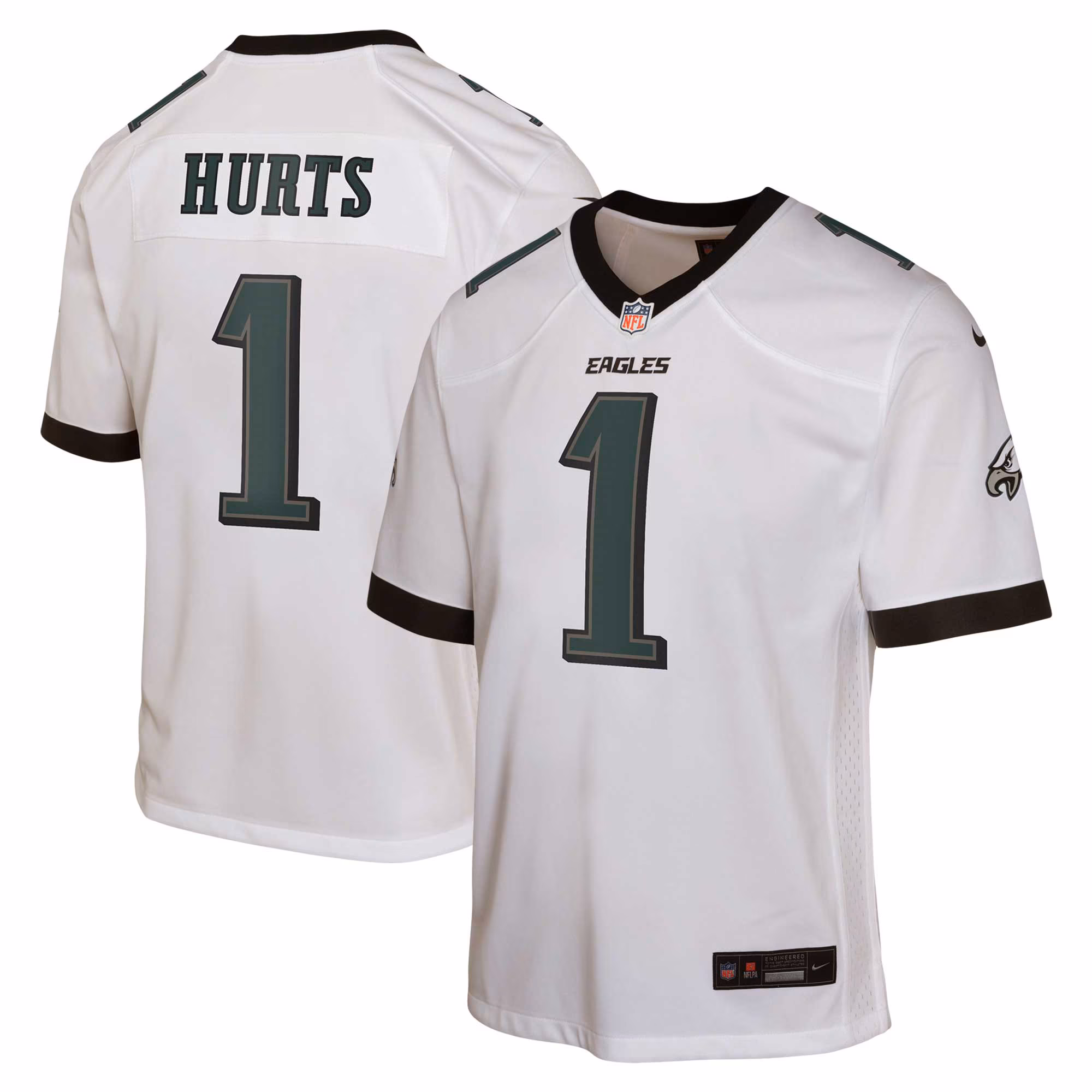 Jalen Hurts Philadelphia Eagles Youth Game Jersey - Kelly Green