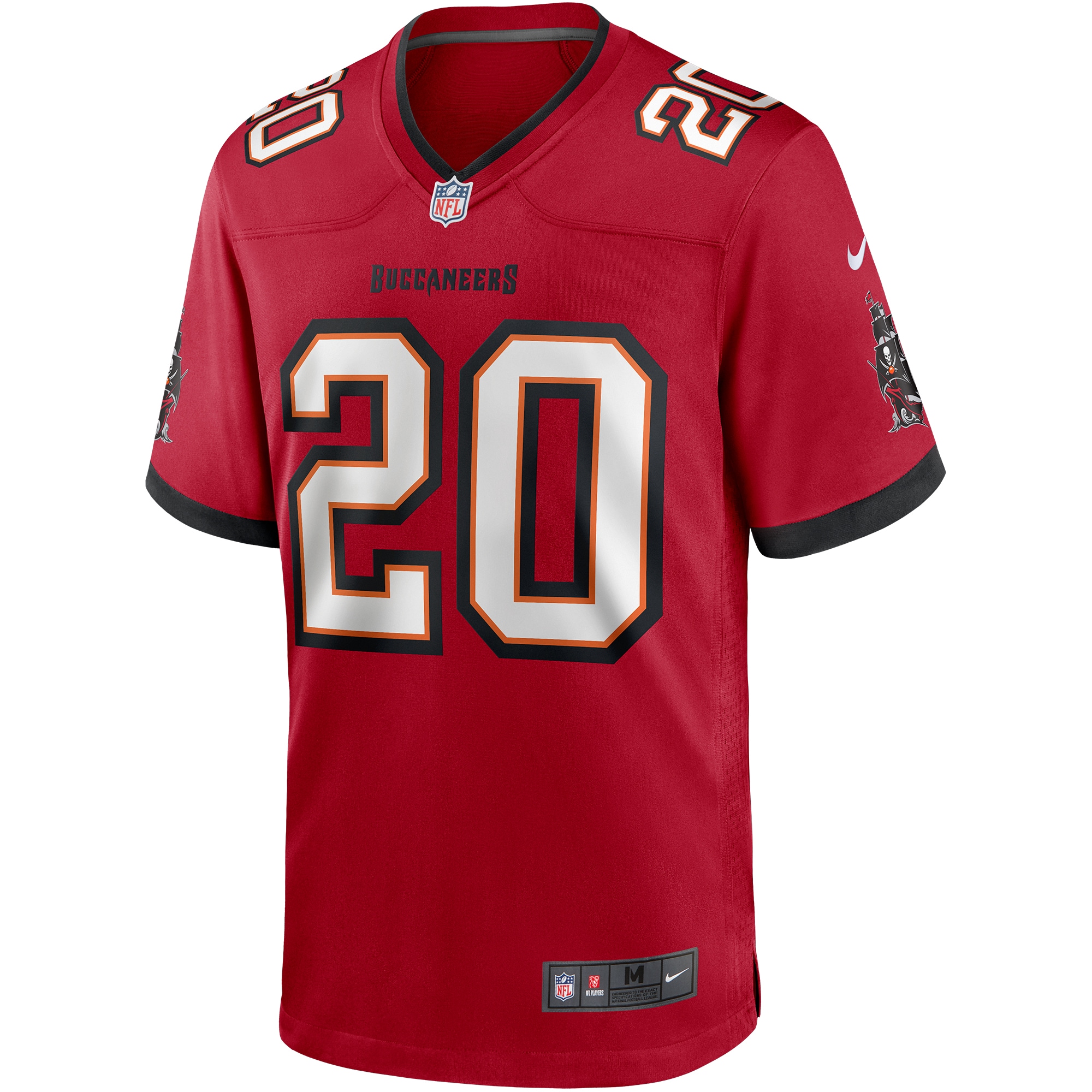 Ronde Barber Tampa Bay Buccaneers  Game Retired Player Jersey - Red