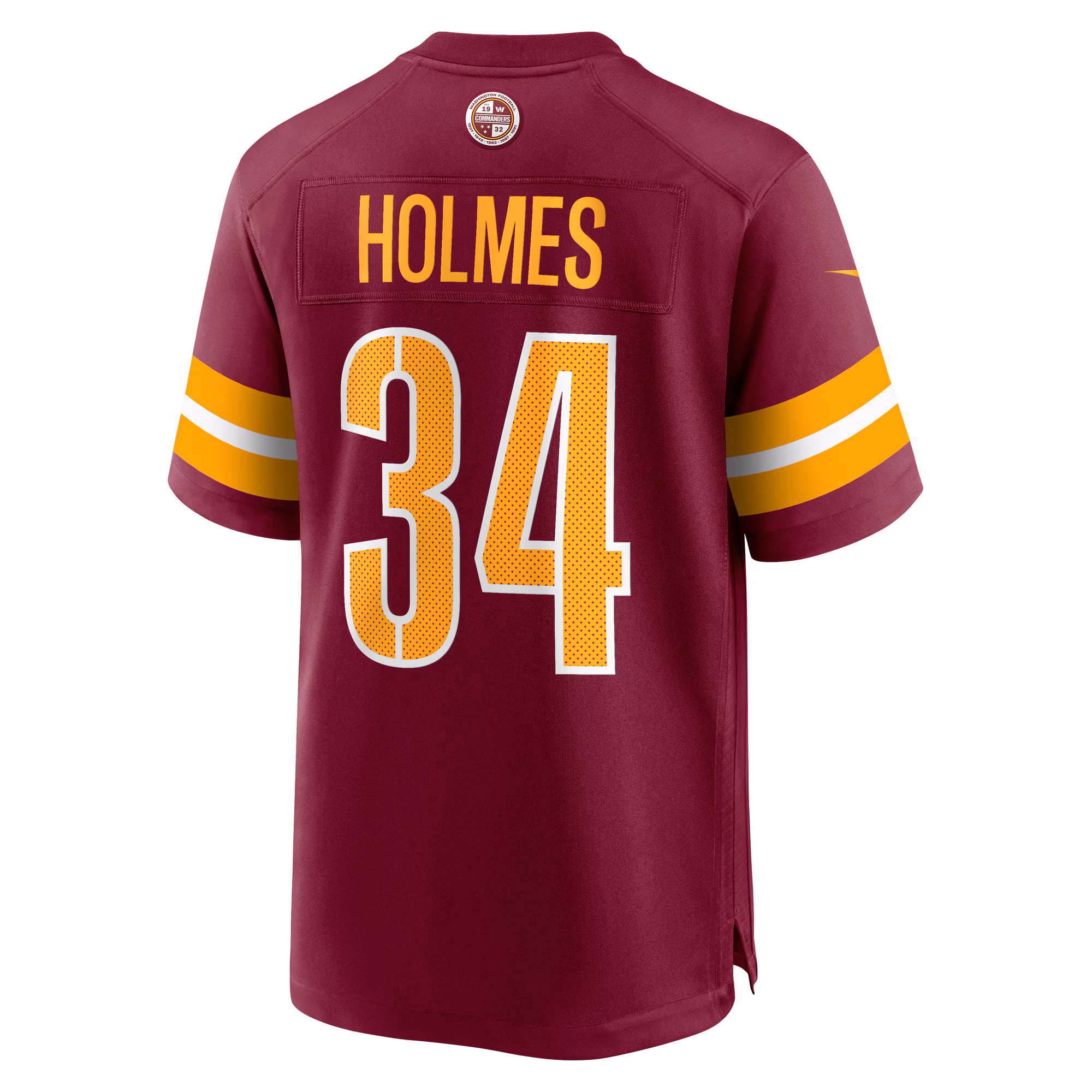 Christian Holmes Washington Commanders Player Game Jersey - Burgundy