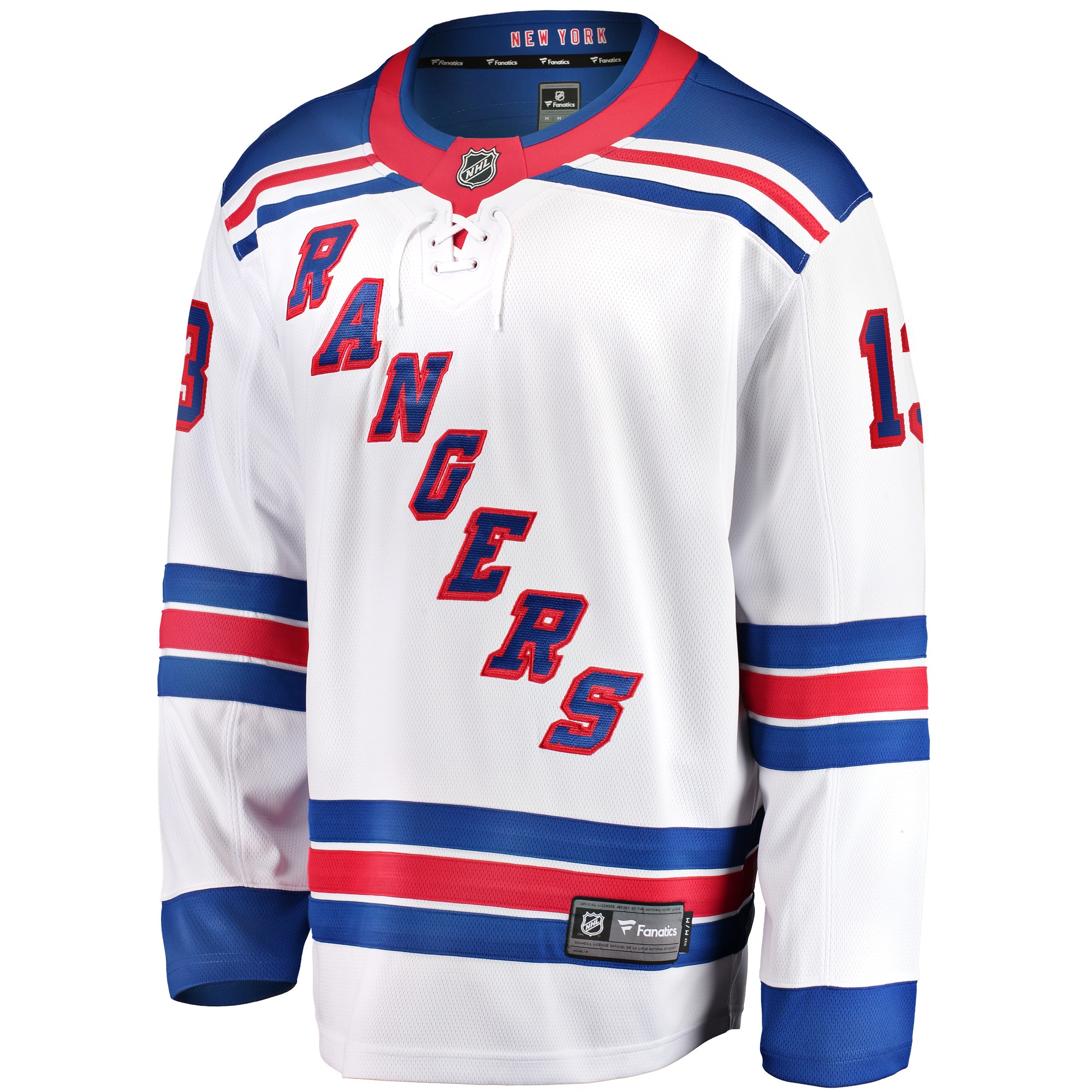 Alexis Lafreniere New York Rangers Away Premier Breakaway Player Jersey - White