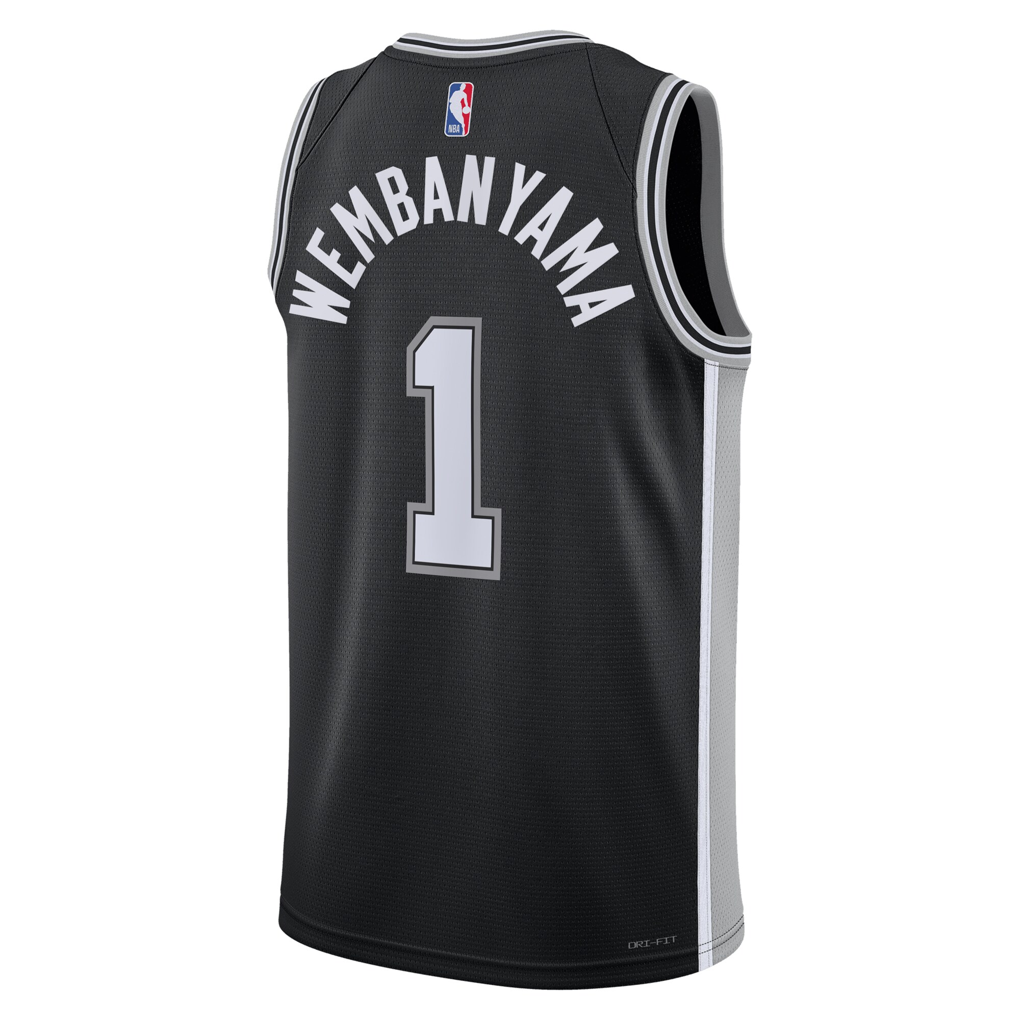 Victor Wembanyama San Antonio Spurs Unisex 2023 NBA Draft First Round Pick Swingman Jersey - Icon Edition - Black