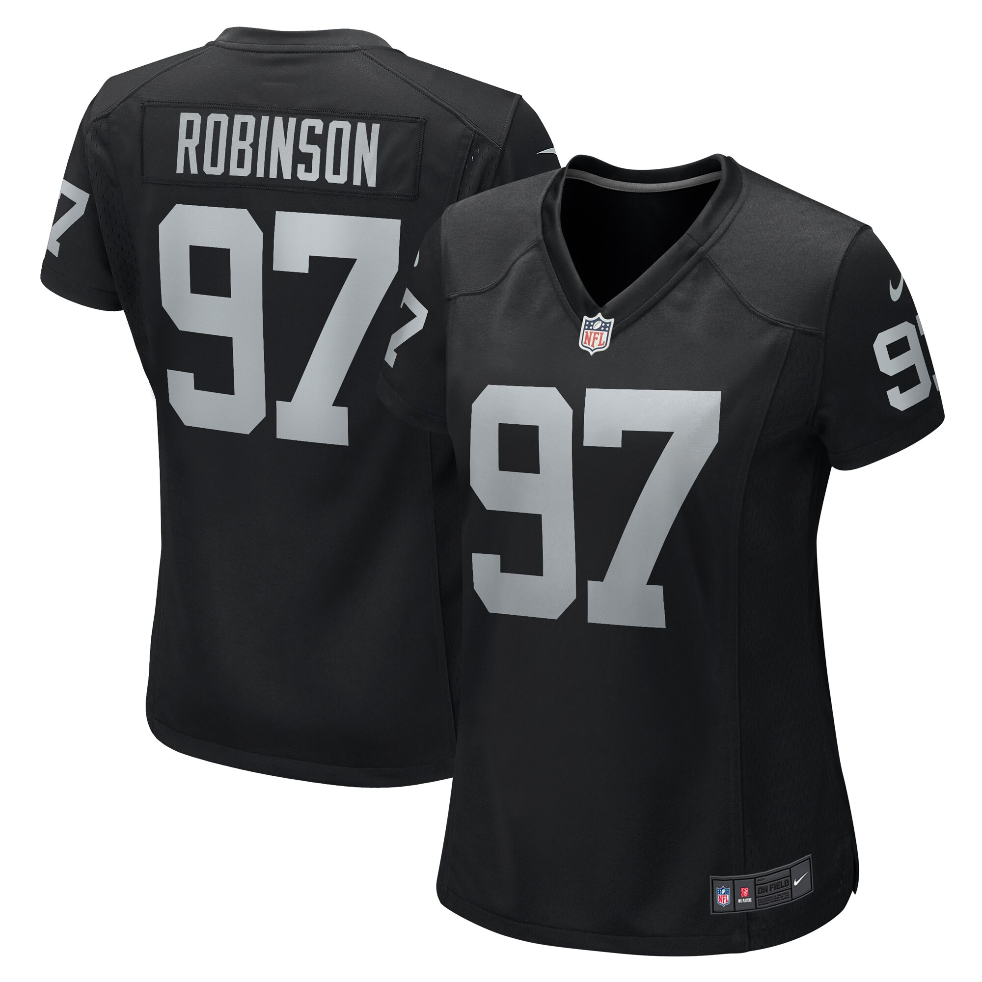 Janarius Robinson Las Vegas Raiders Women's Team Game Jersey -  Black