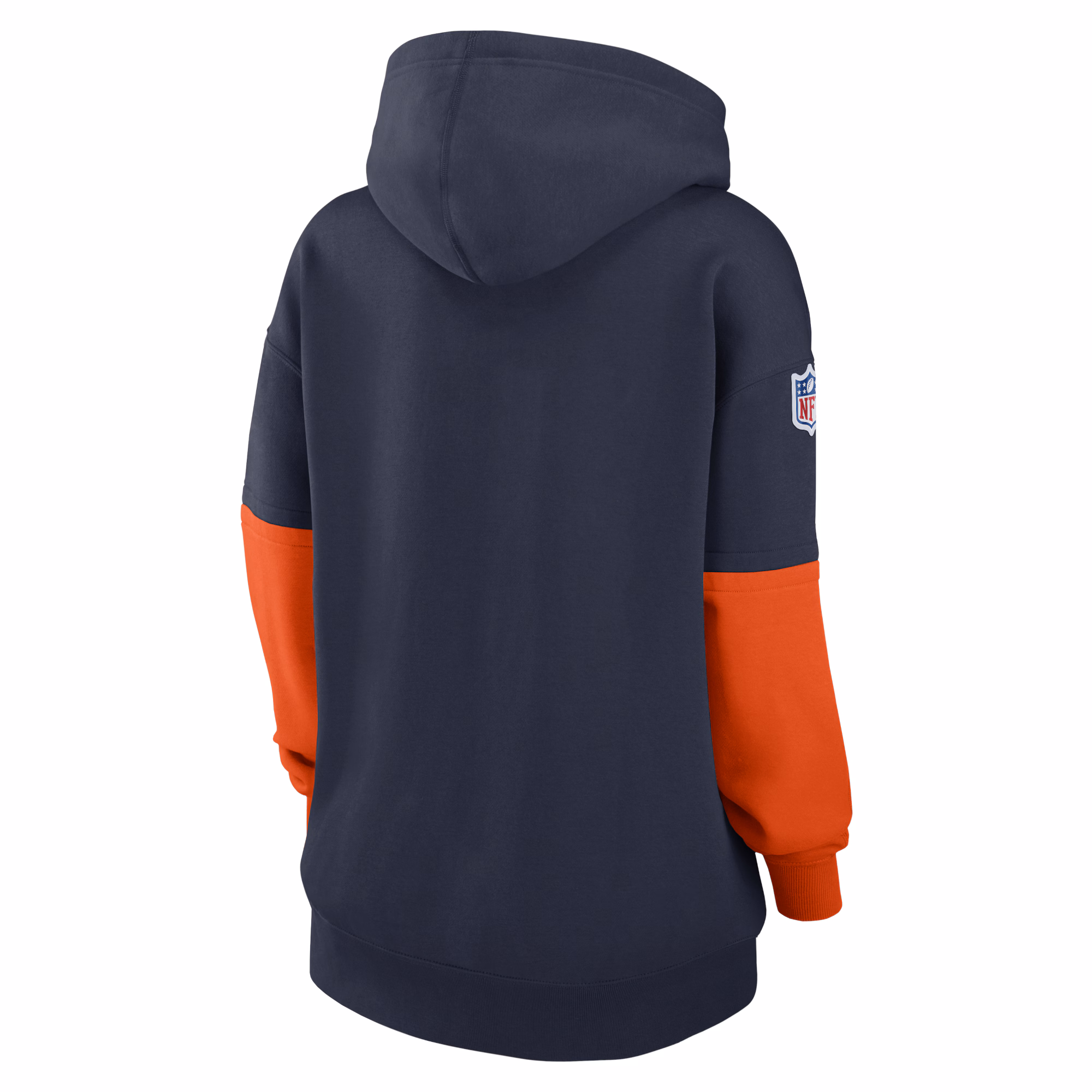 Chicago Bears Women's 2024 Sideline Essential Fleece Pullover Hoodie - Navy