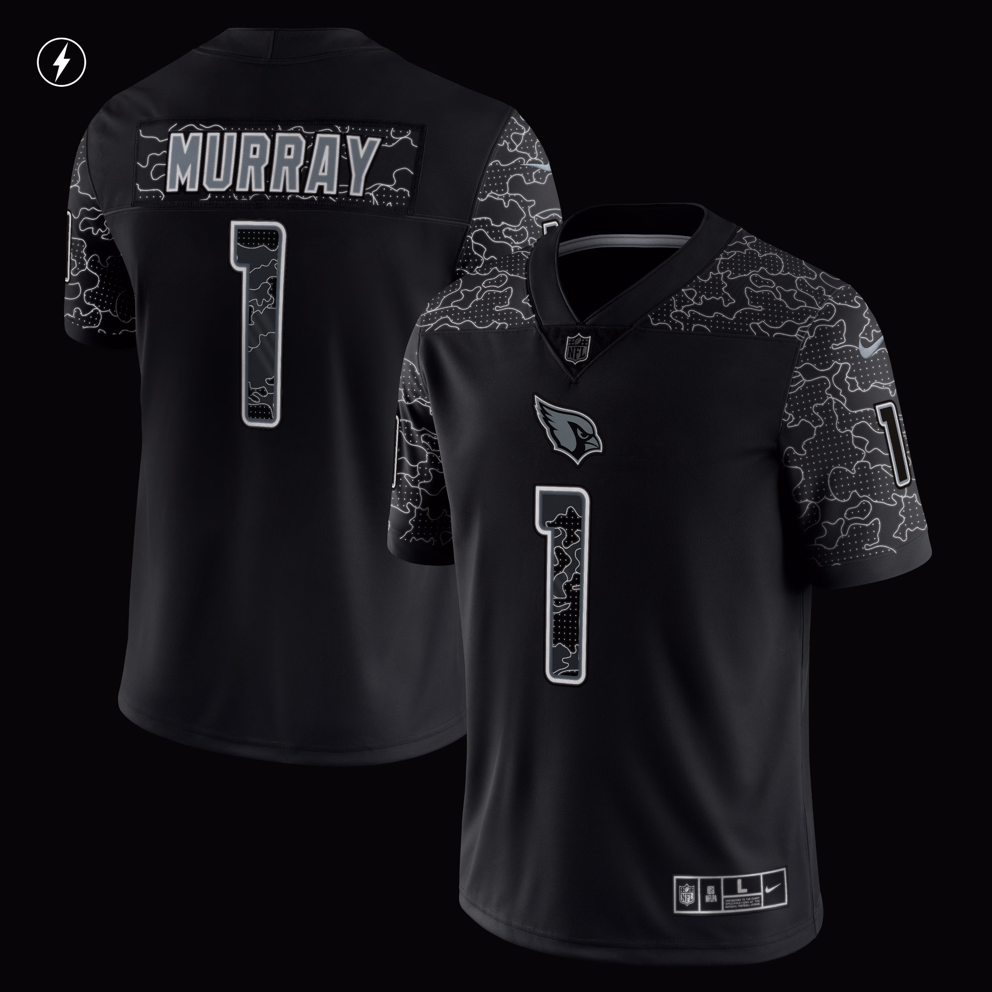 Kyler Murray Arizona Cardinals RFLCTV Limited Jersey - Black