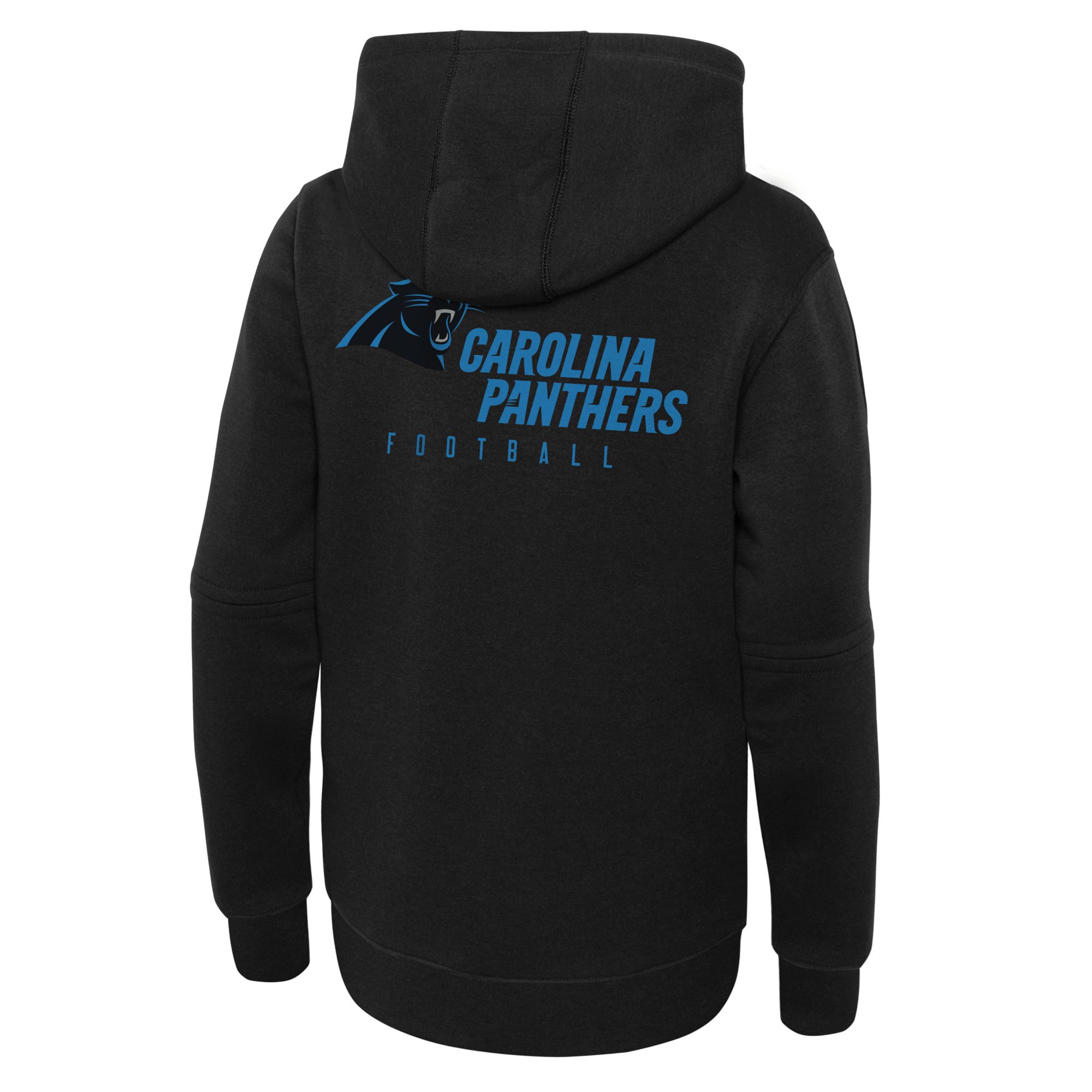 Carolina Panthers  Youth 2023 Sideline Club Fleece Pullover Hoodie - Black