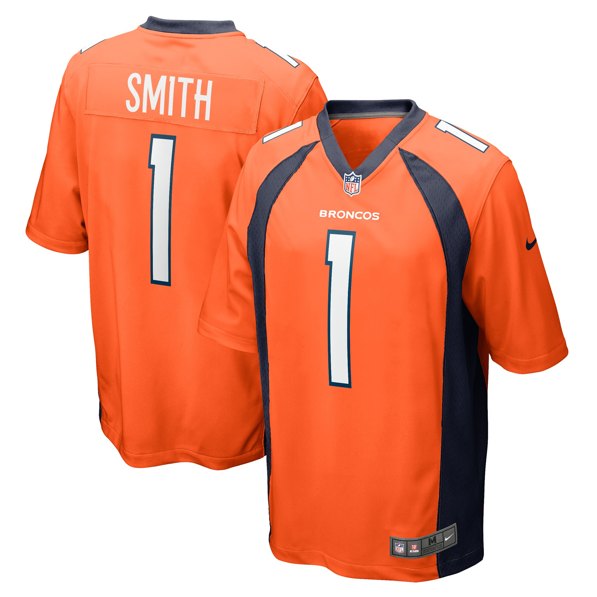 Tremon Smith Denver Broncos Team Game Jersey -  Orange