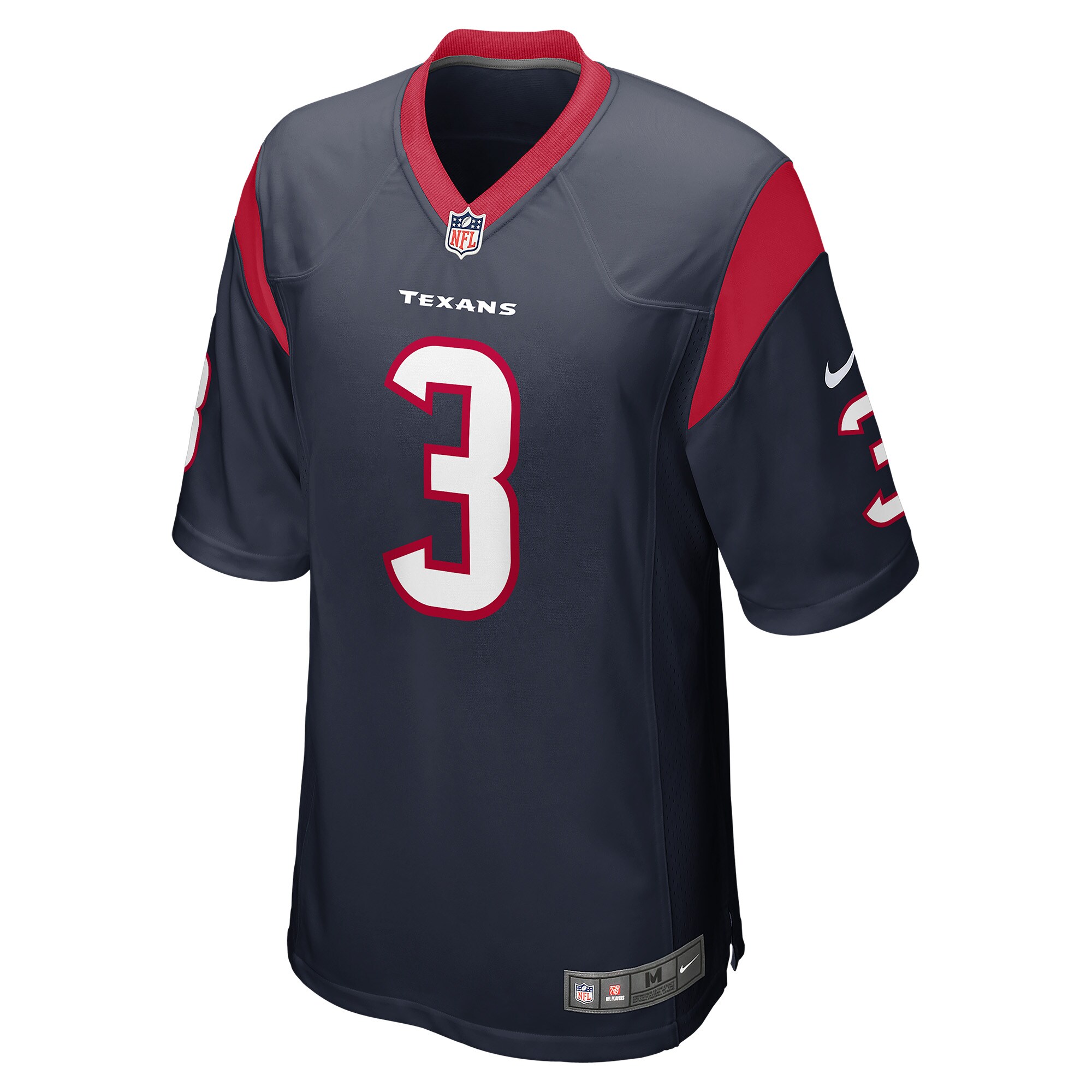 Kyle Allen Houston Texans  Game Jersey - Navy