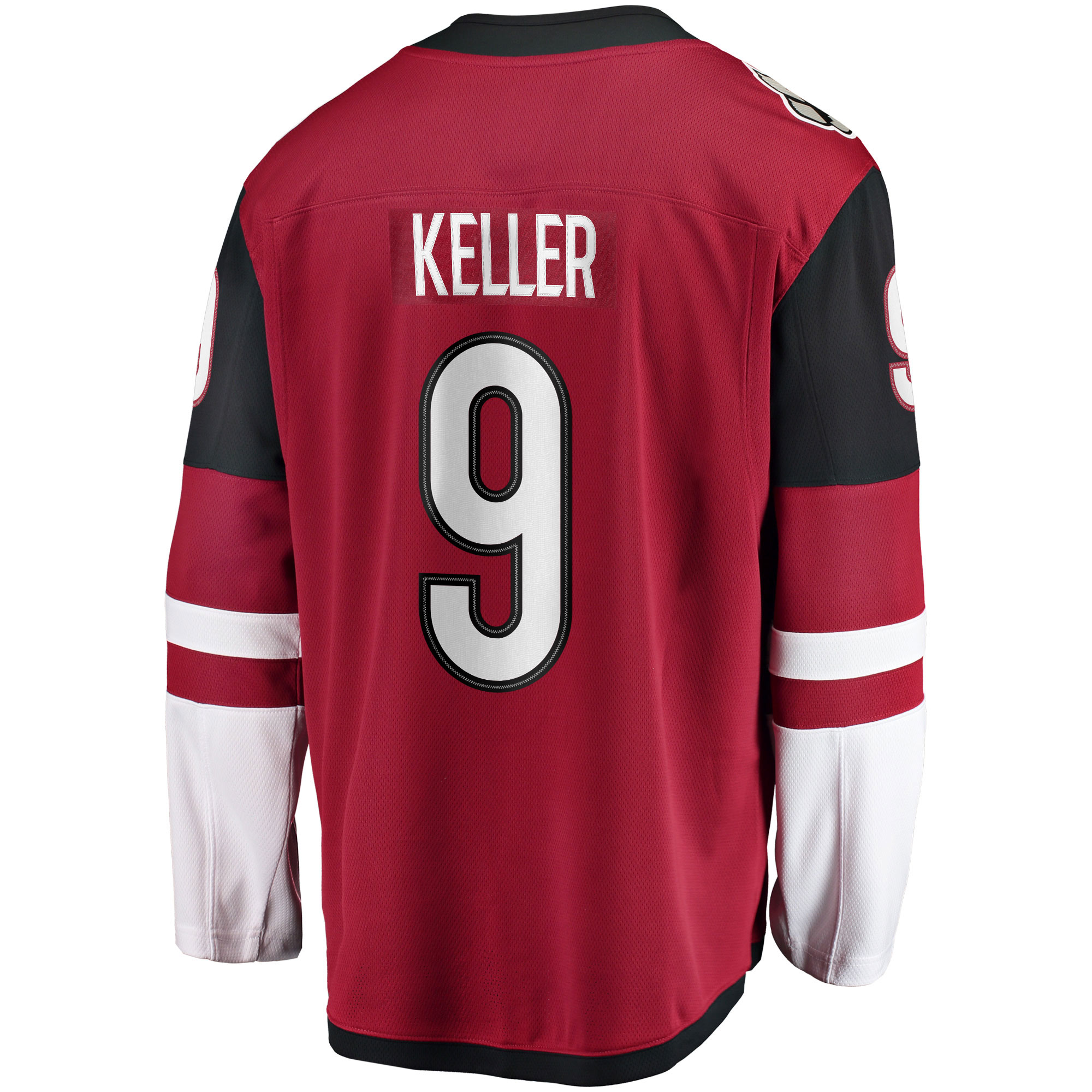 Clayton Keller Arizona Coyotes Home Premier Breakaway Player Jersey - Garnet