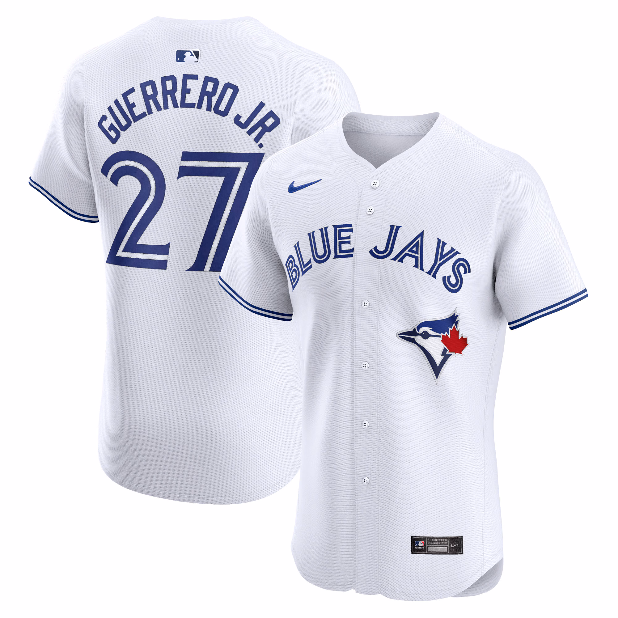 Vladimir Guerrero Jr. #27 Toronto Blue Jays Home Elite Player Jersey - White