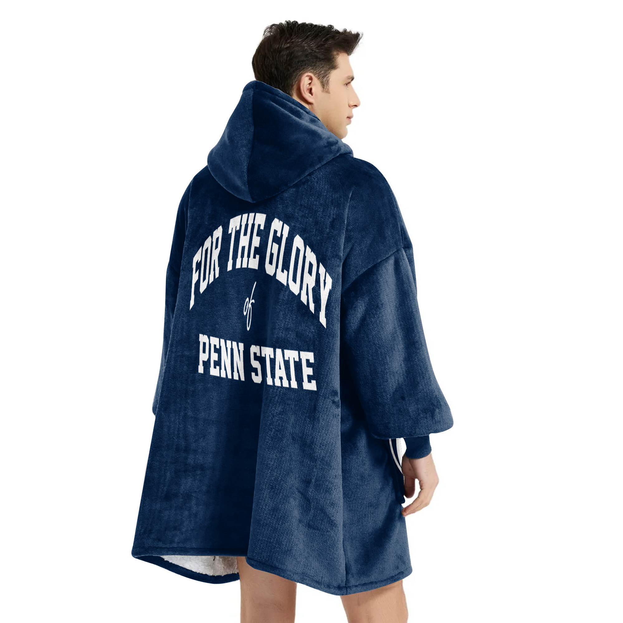Adult Penn State Football Unisex Blanket Hoodie
