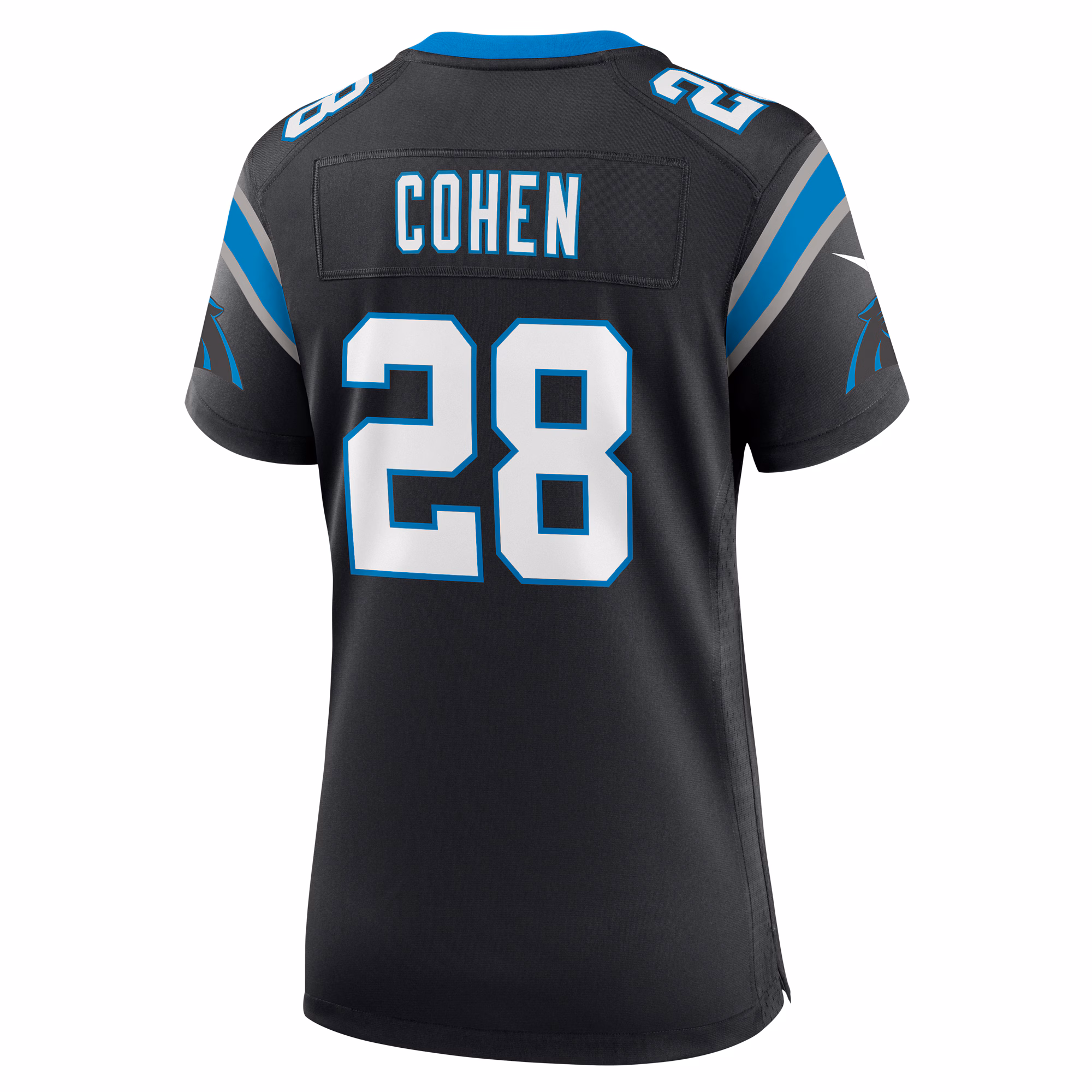 Tarik Cohen Carolina Panthers Women's  Game Jersey -  Black