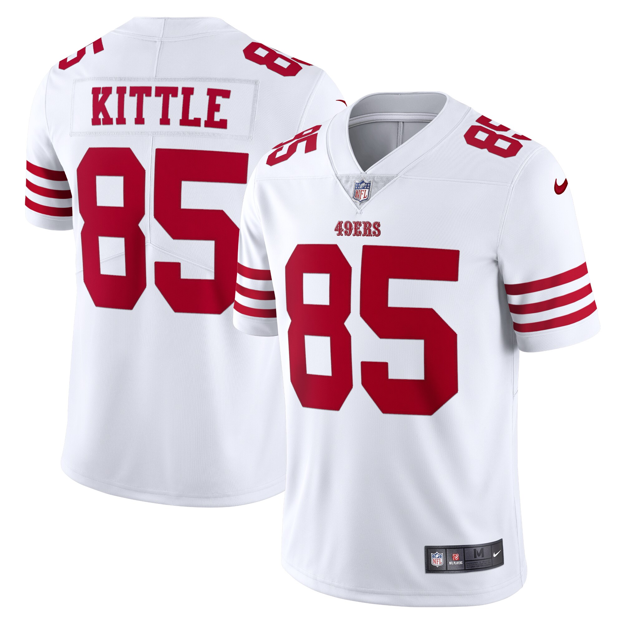 George Kittle San Francisco 49ers  Vapor Limited Jersey - White