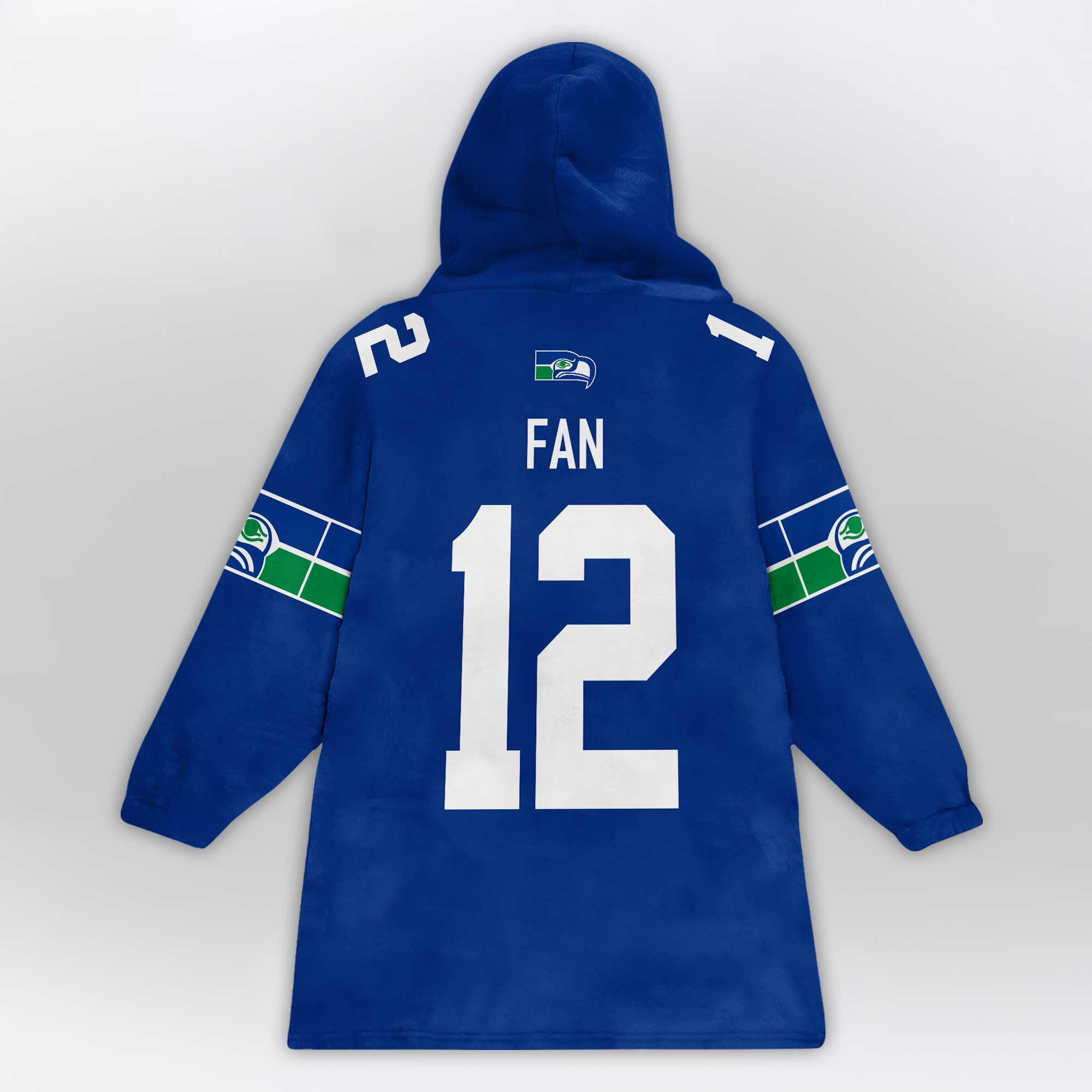 Kid North 12 Seattle Football Unisex Blanket Hoodie