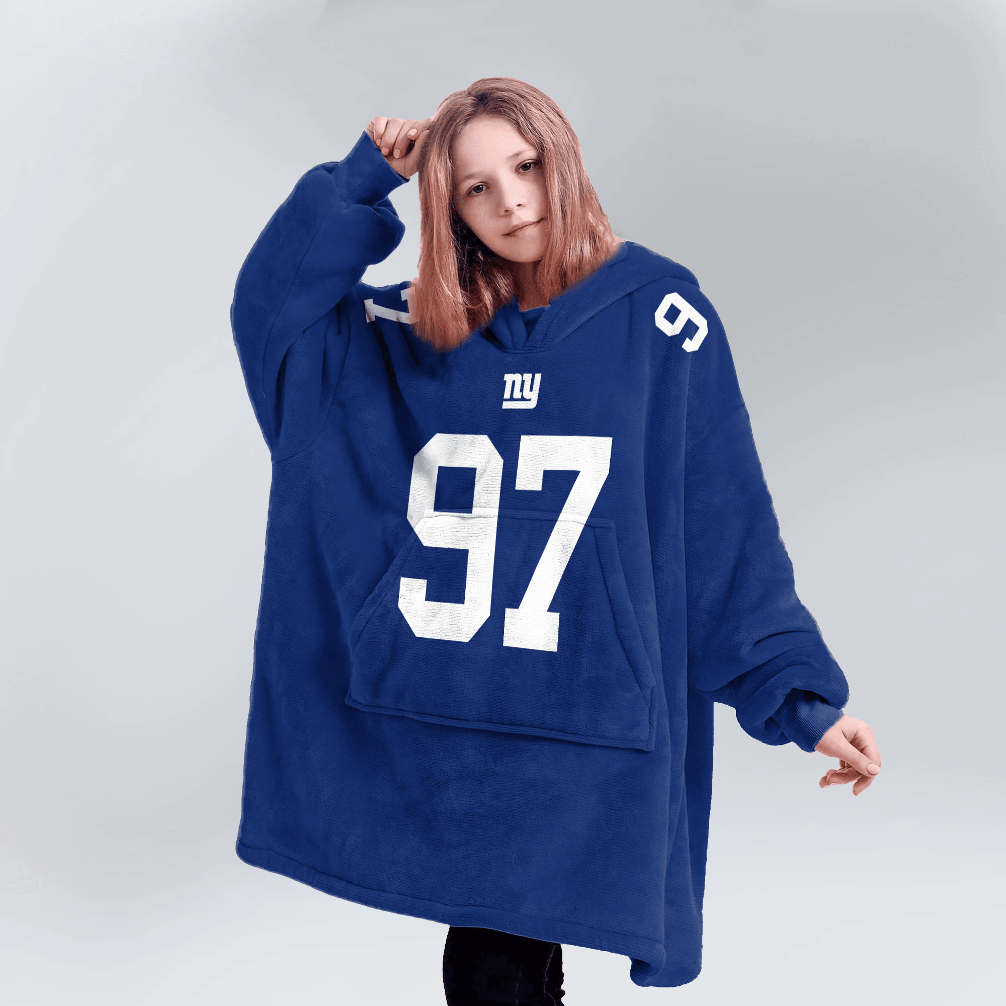 Kid D.L 97 New York G Football Unisex Blanket Hoodie