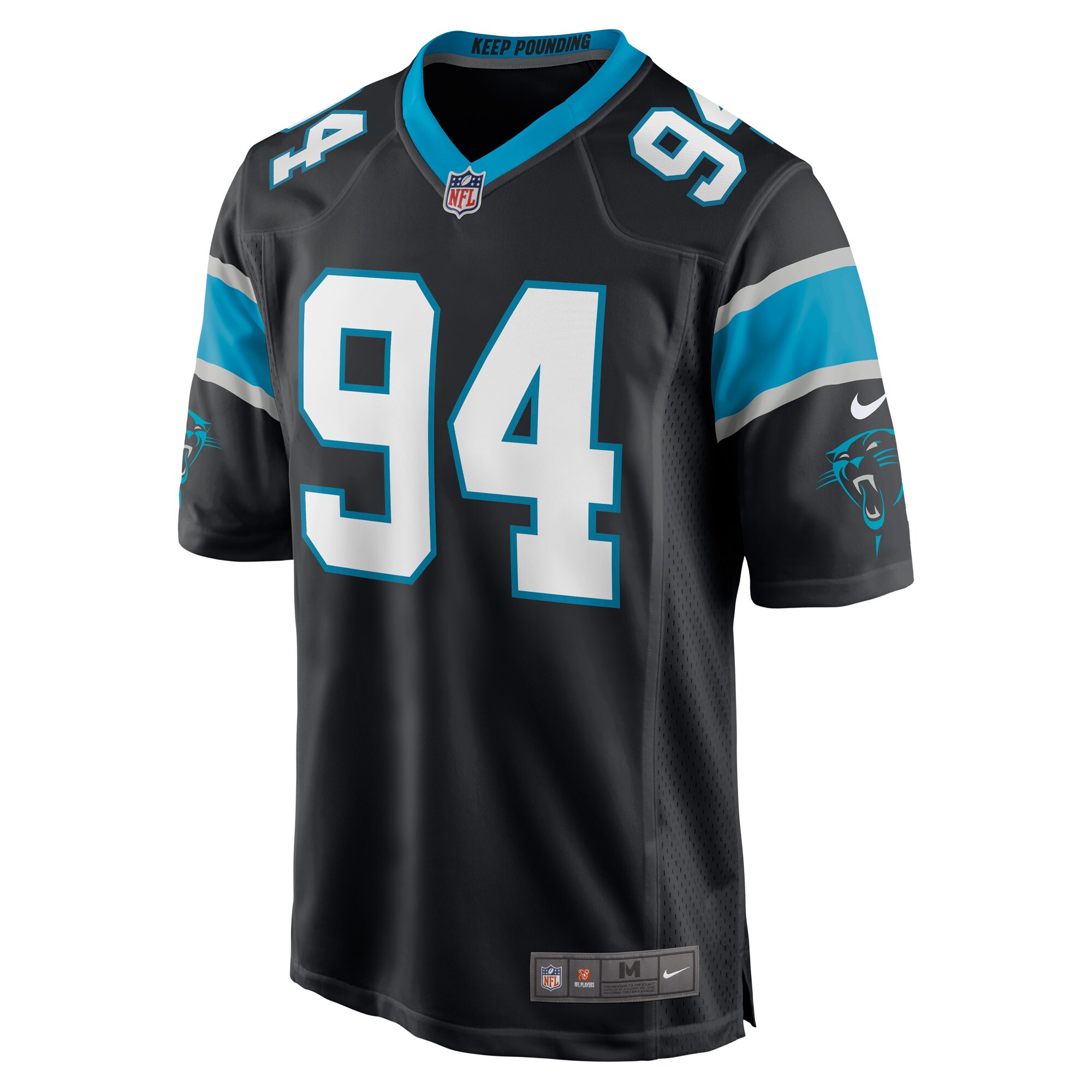 Henry Anderson Carolina Panthers  Game Player Jersey - Black