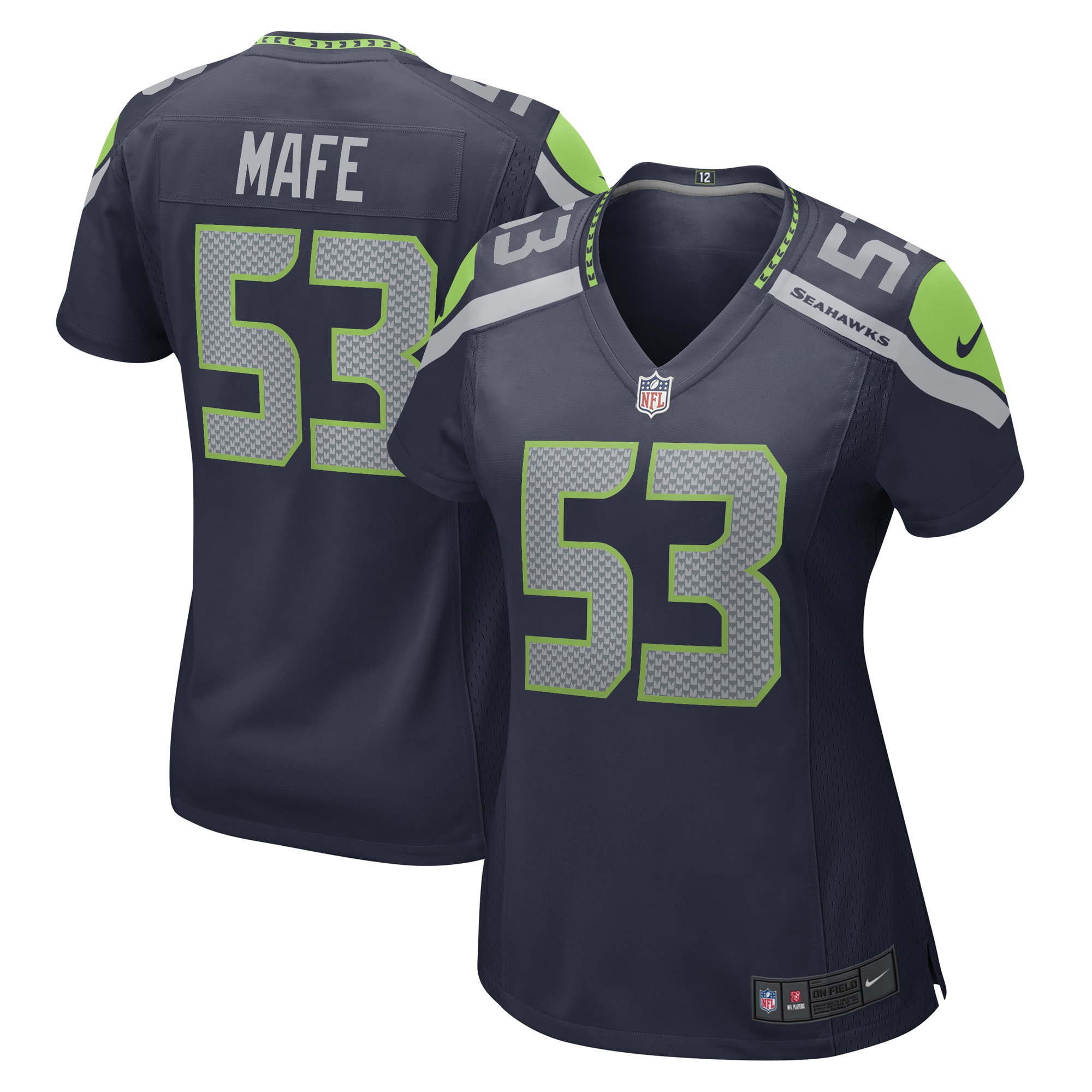 Boye Mafe Seattle Seahawks  Women's Game Player Jersey - College Navy