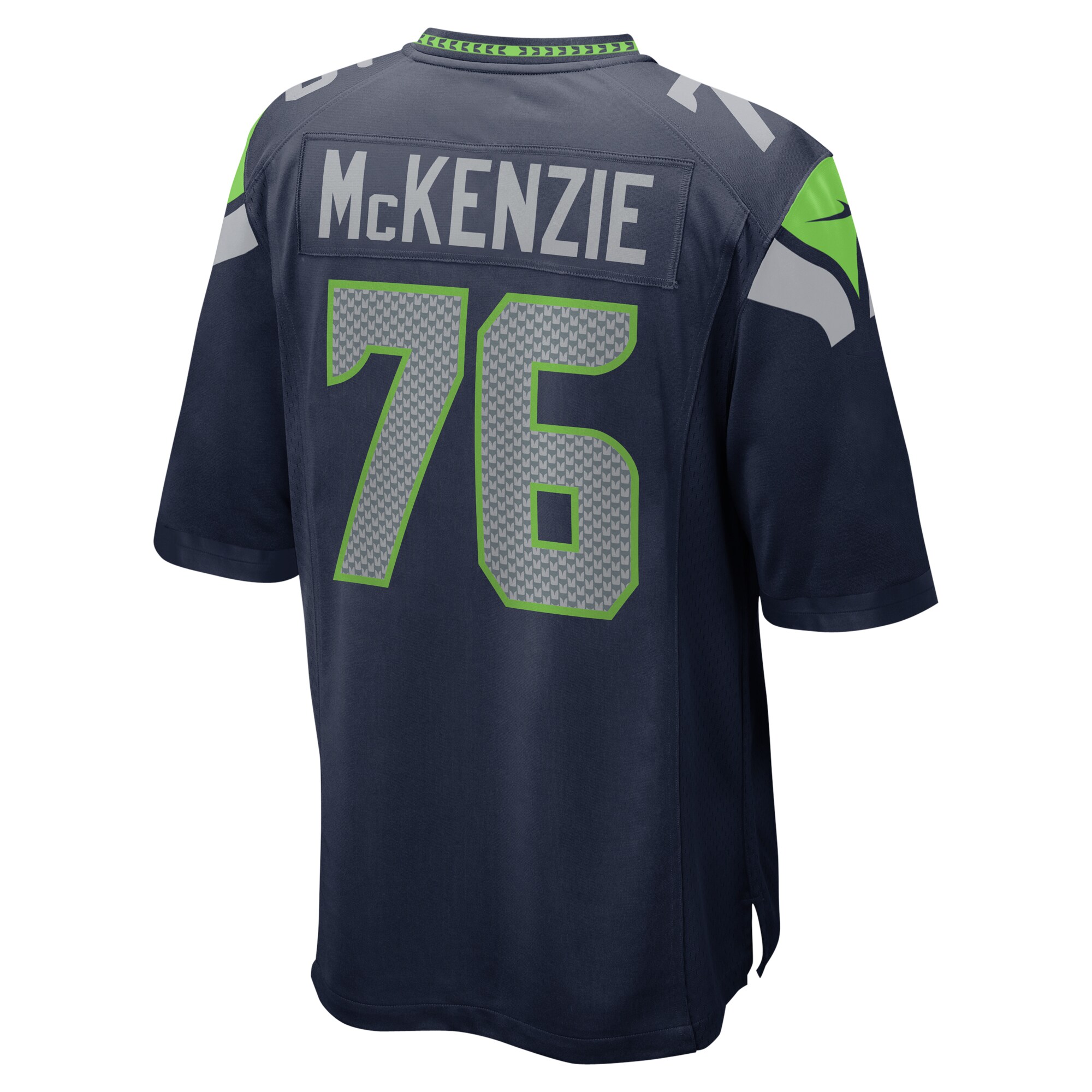 Jalen McKenzie Seattle Seahawks  Home Game Player Jersey - College Navy