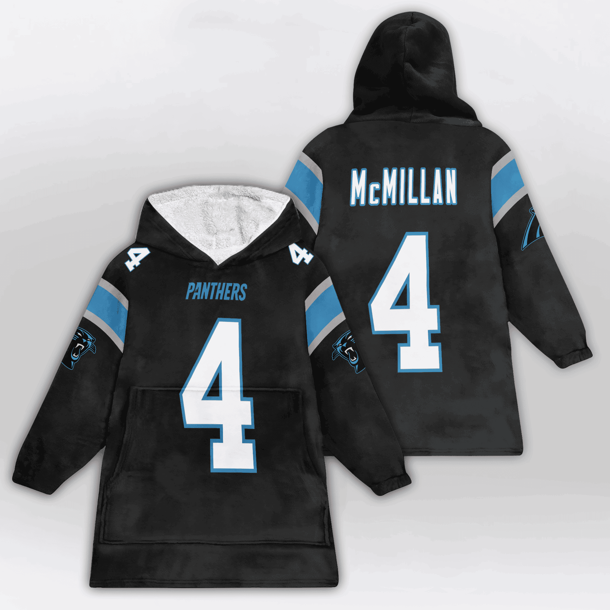 Kid 4 Carolina Football Unisex Blanket Hoodie
