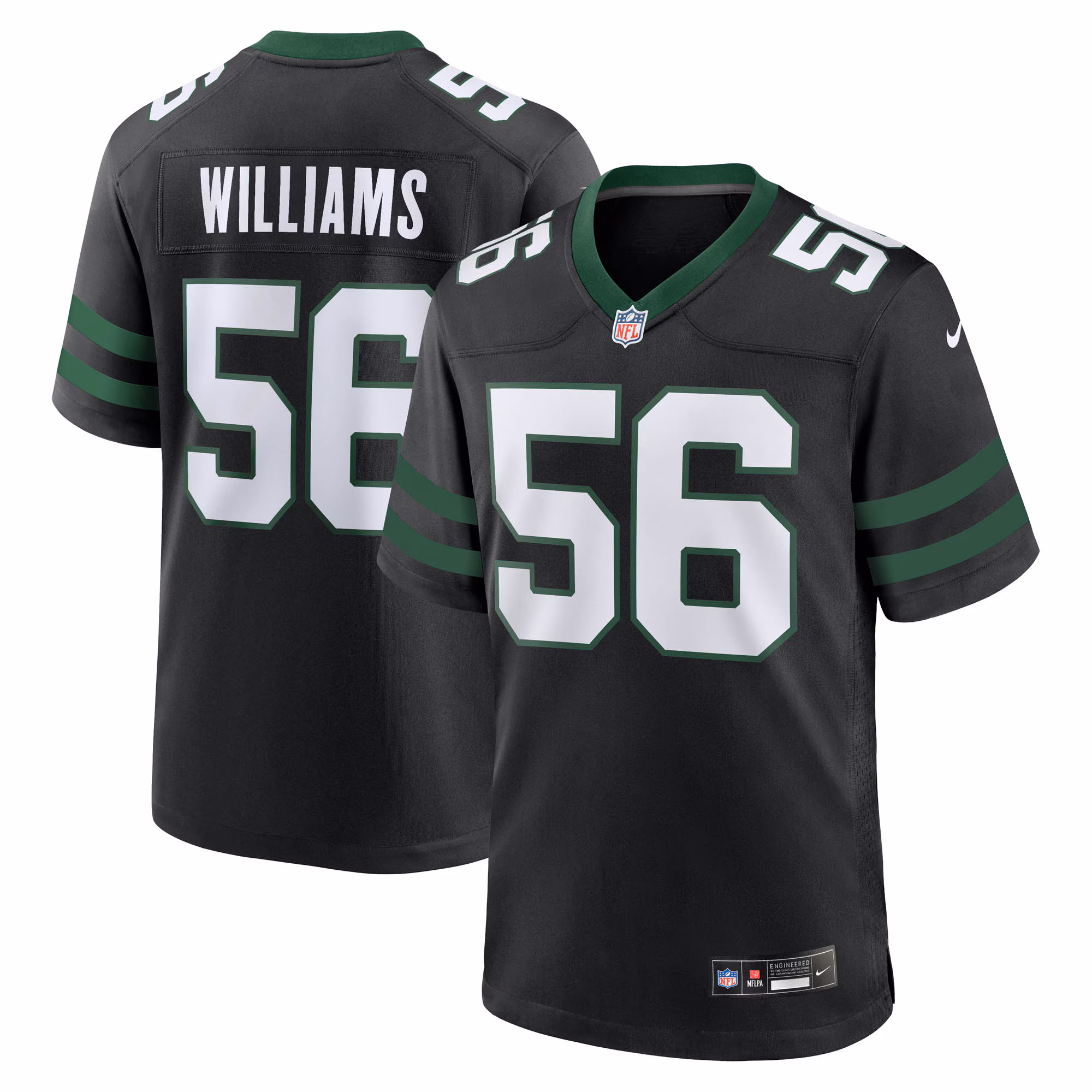 Quincy Williams New York Jets Game Jersey - Legacy White