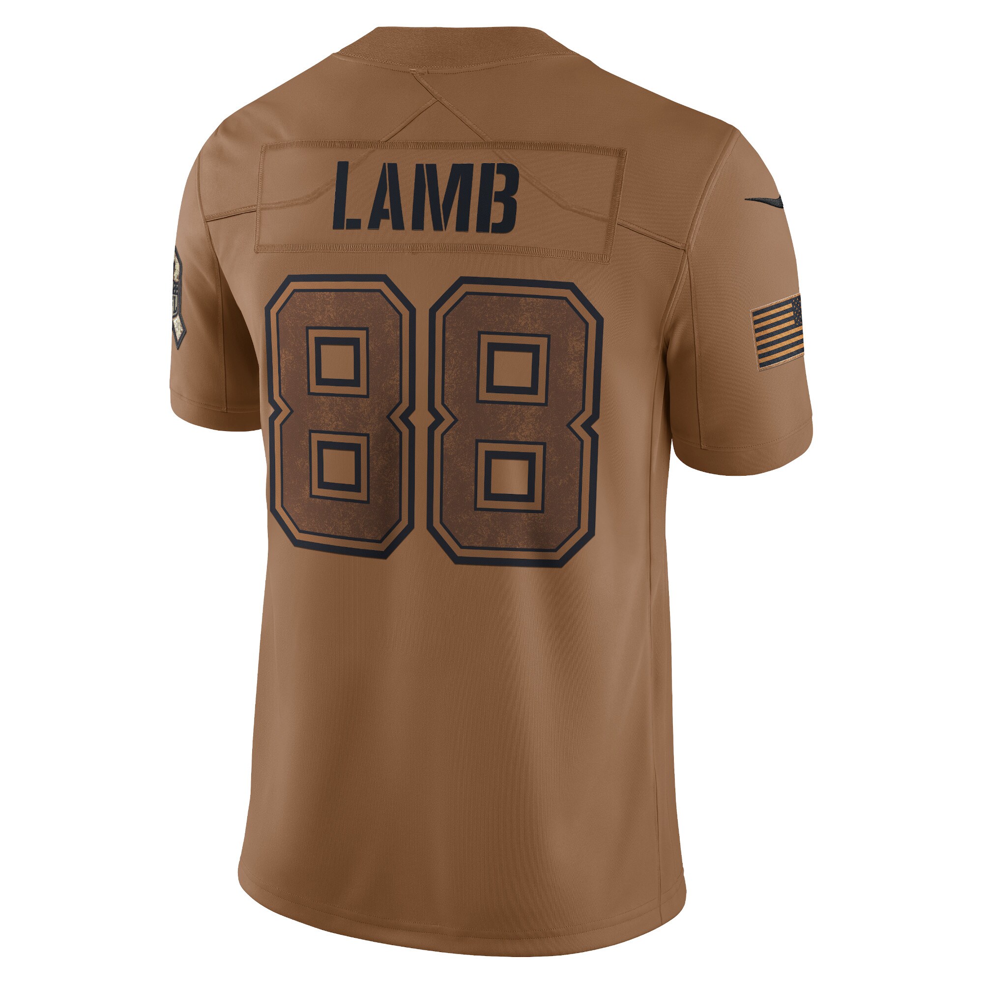 CeeDee Lamb Dallas Cowboys  2023 Salute To Service Limited Jersey - Brown