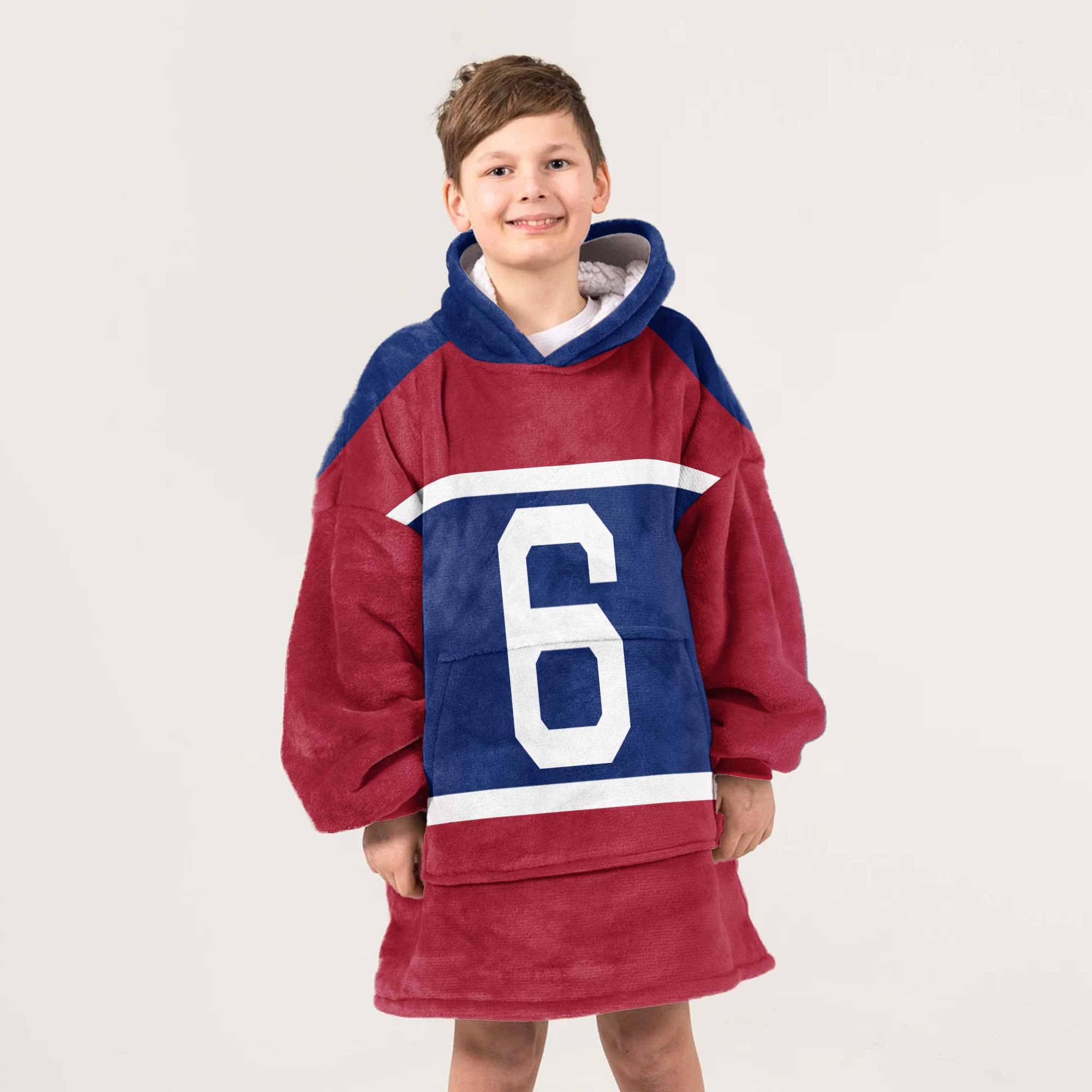 J.D 6 New York G Football Unisex Blanket Hoodie
