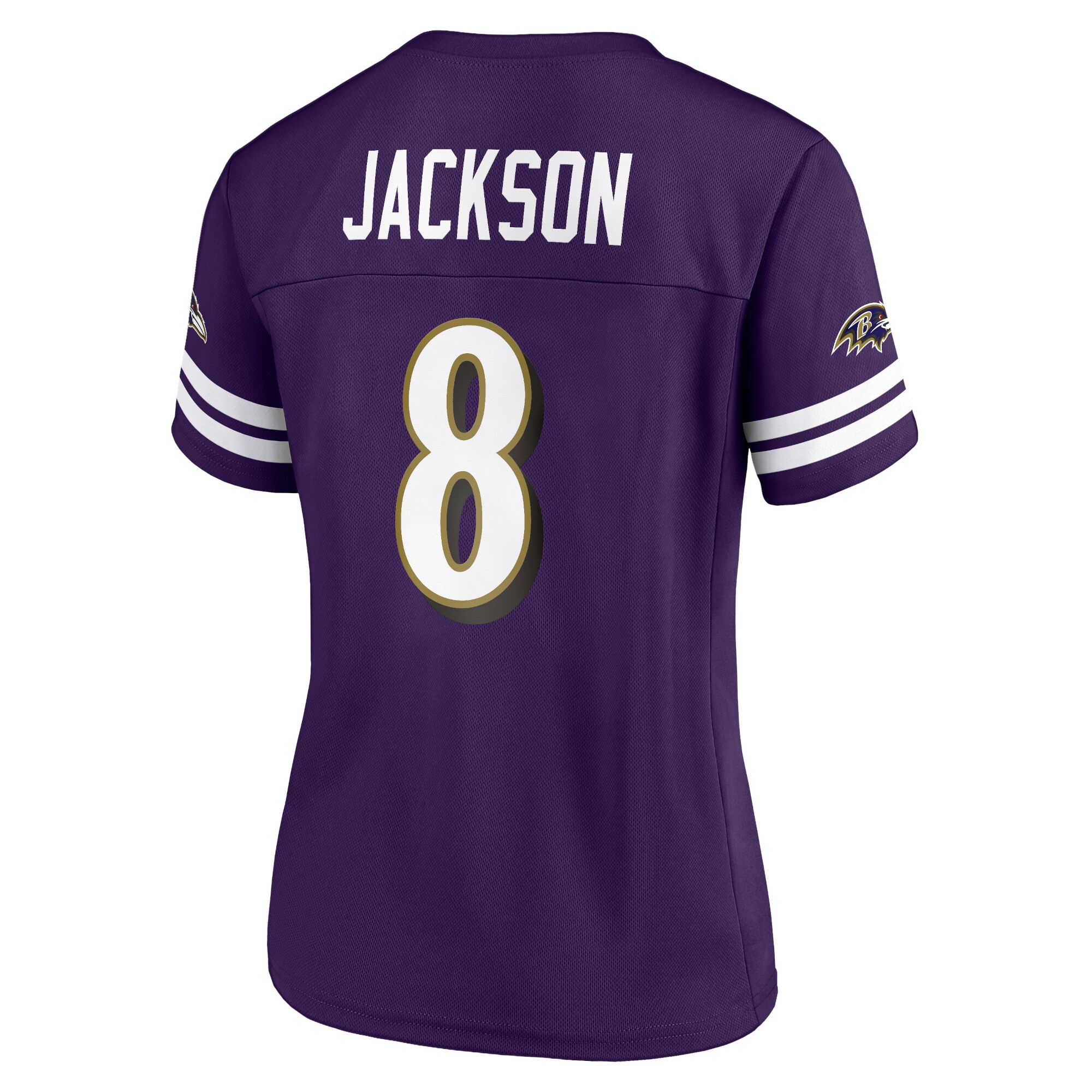 Women's Lamar Jackson Purple Baltimore Ravens Game Time Player Jersey