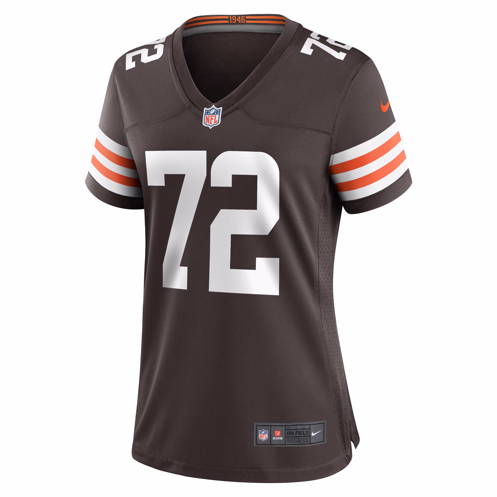 Ty Nsekhe Cleveland Browns Women's  Game Jersey -  Brown
