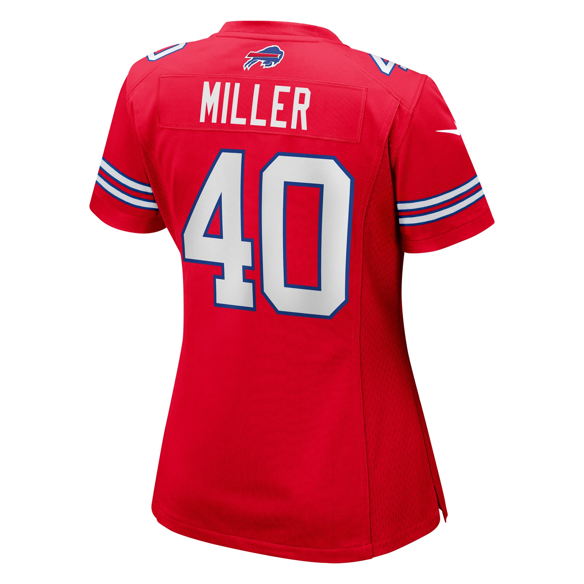 Von Miller Buffalo Bills  Women's Alternate Game Jersey - Red