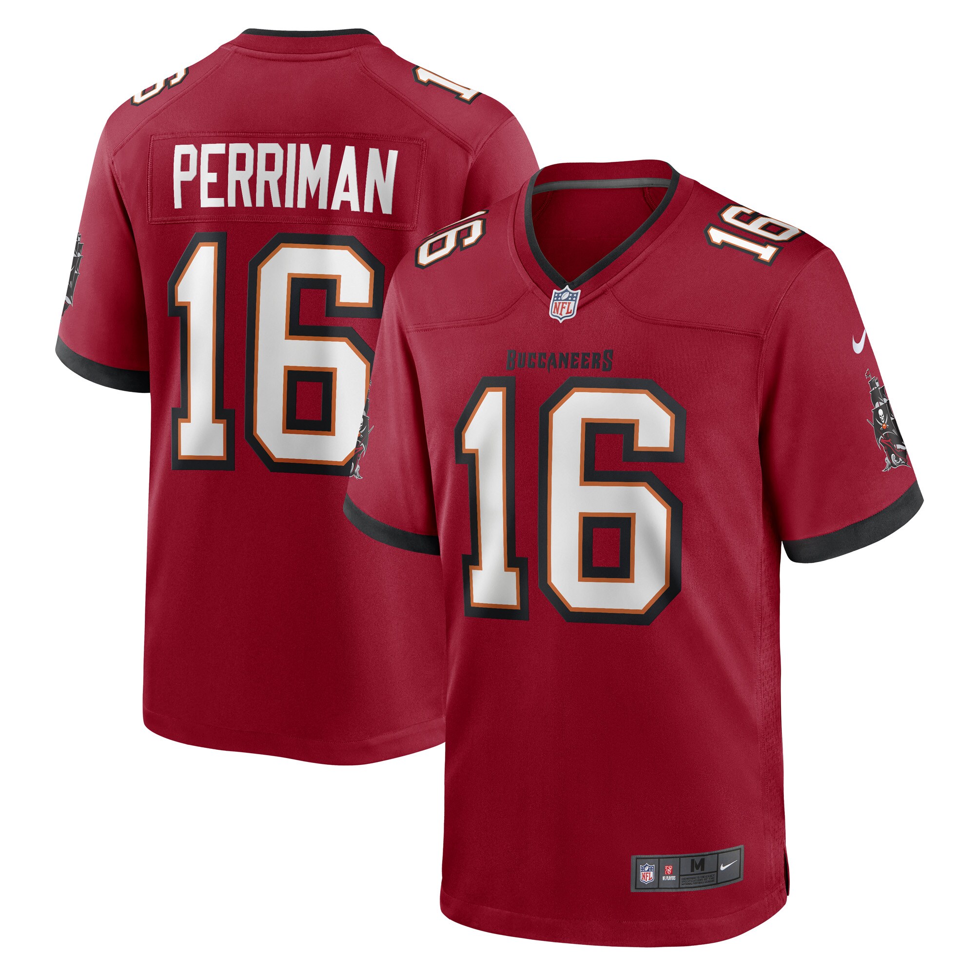 Breshad Perriman Tampa Bay Buccaneers  Game Player Jersey - Red