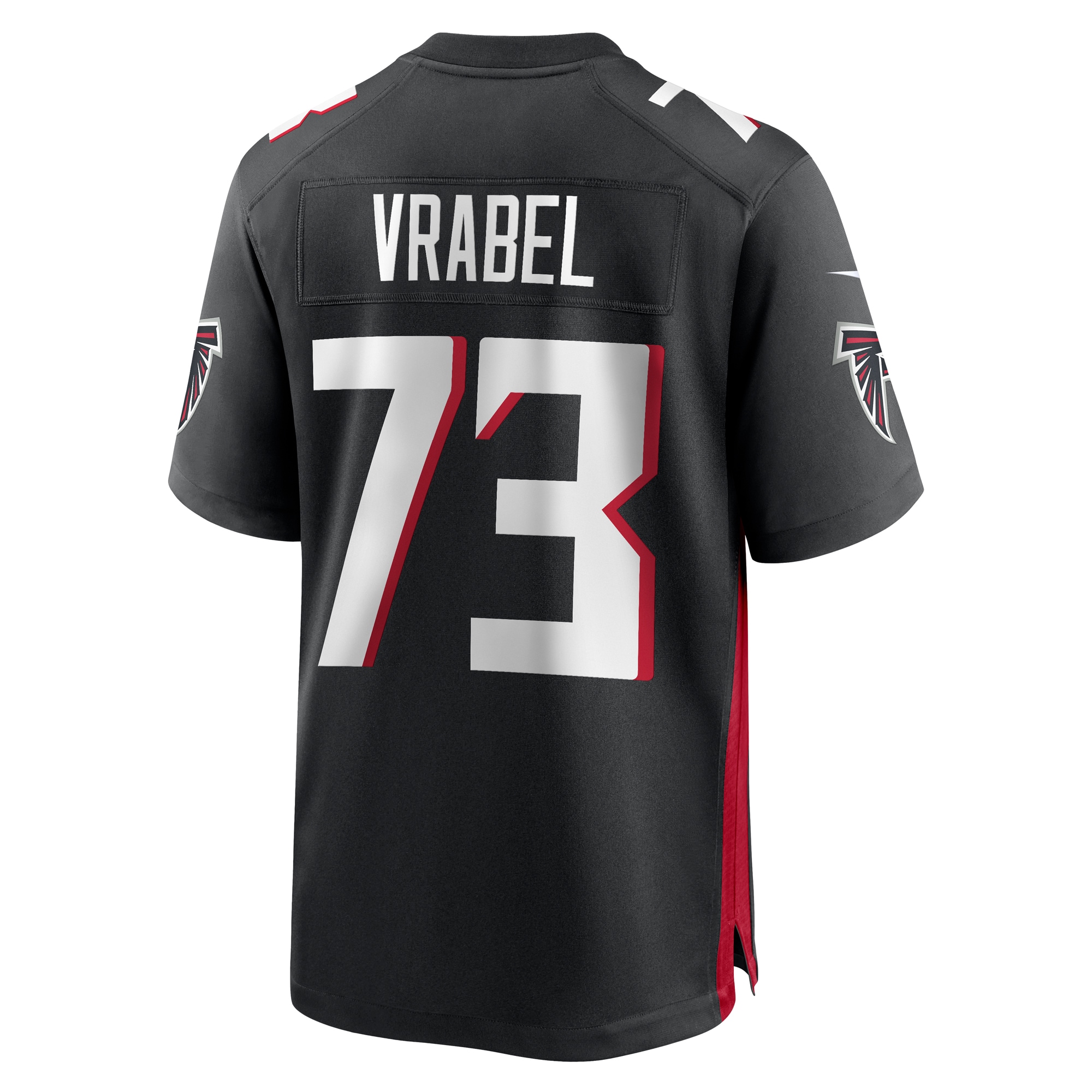 Tyler Vrabel Atlanta Falcons Player Game Jersey - Black