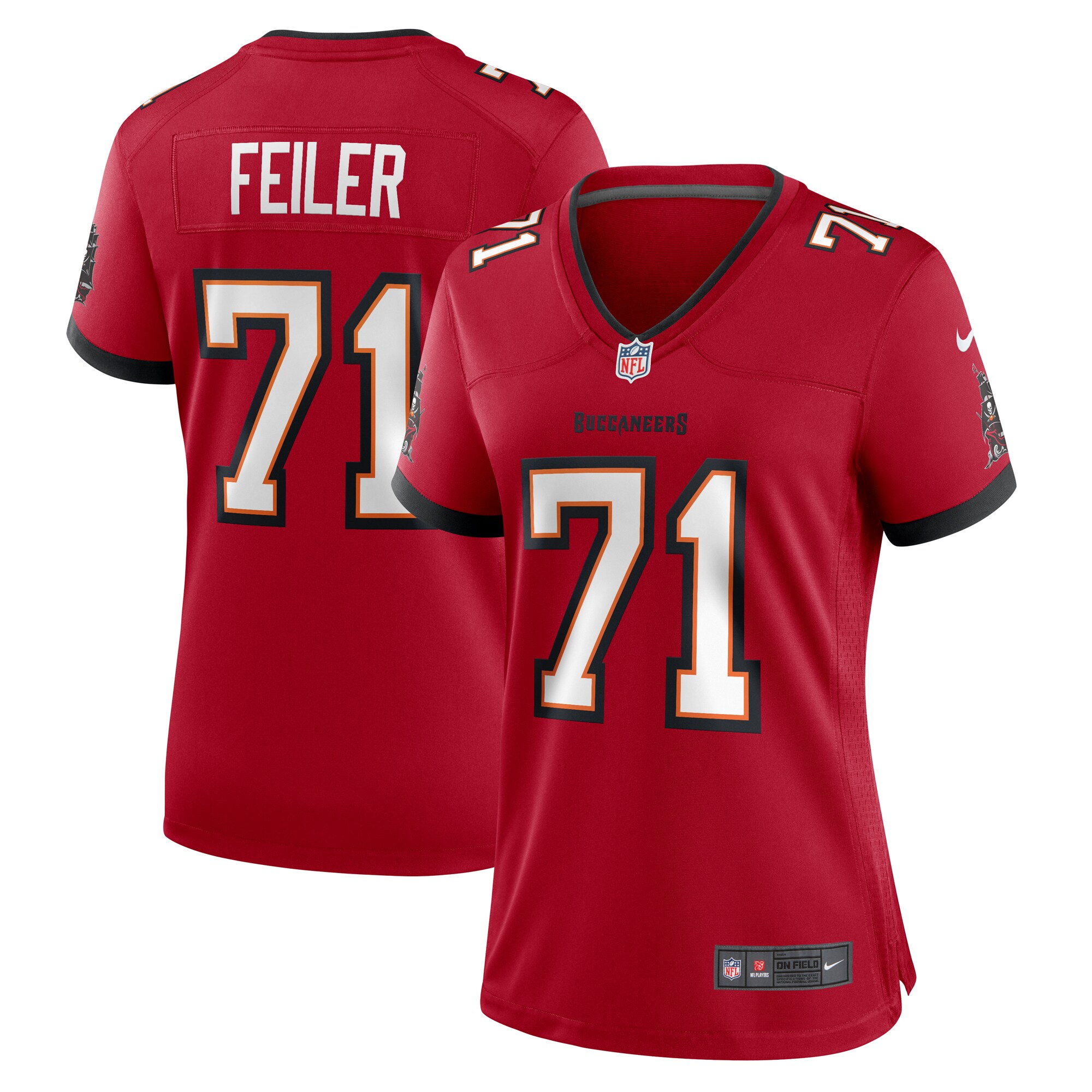 Matt Feiler Tampa Bay Buccaneers  Game Player Jersey - Red
