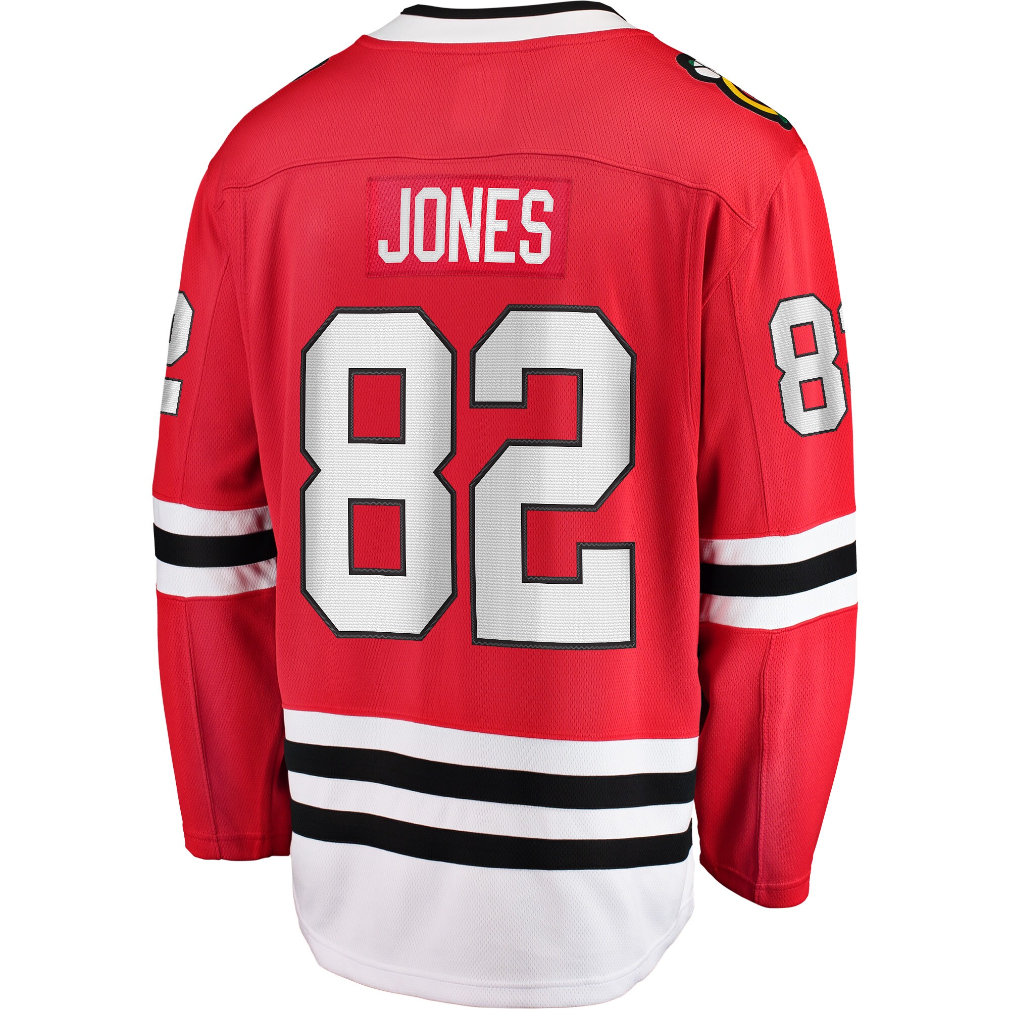 Caleb Jones Chicago Blackhawks Breakaway Player Jersey - Red