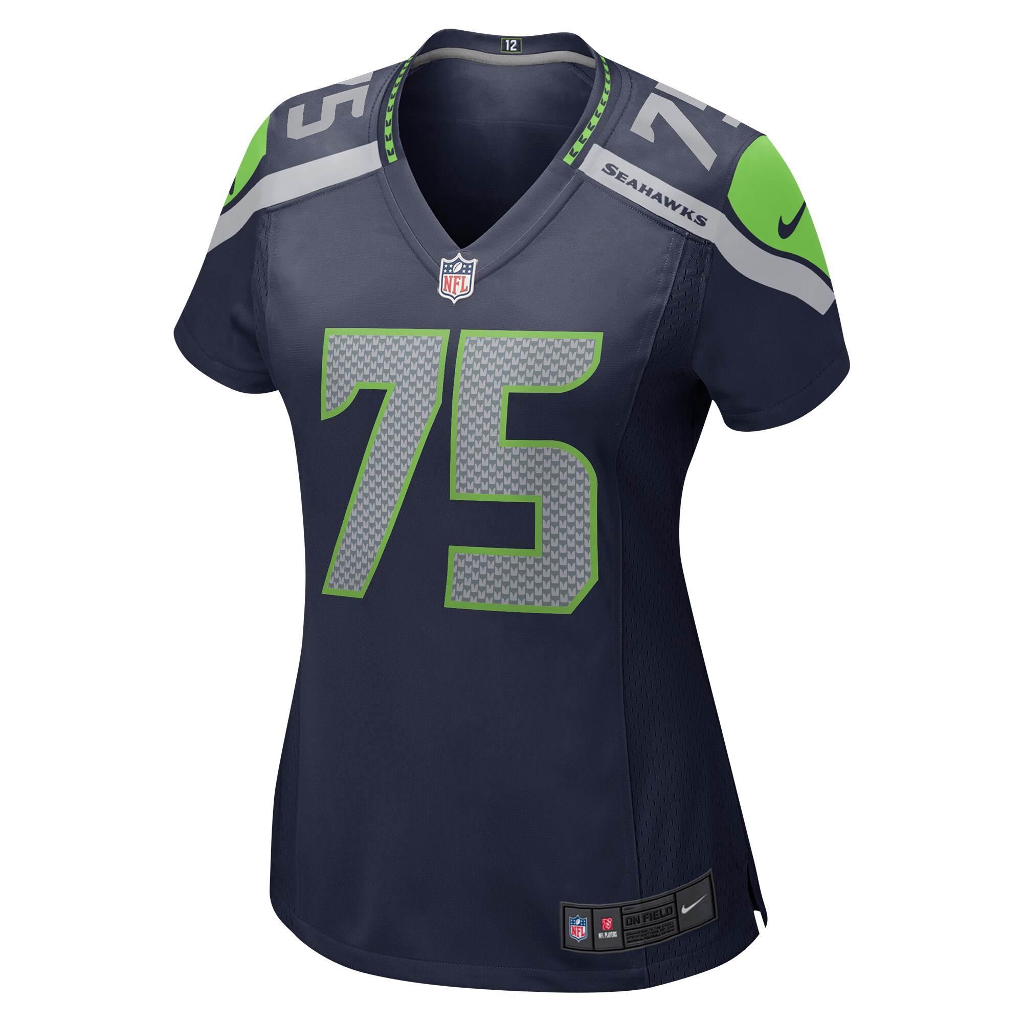 Greg Eiland Seattle Seahawks  Women's Game Jersey - College Navy