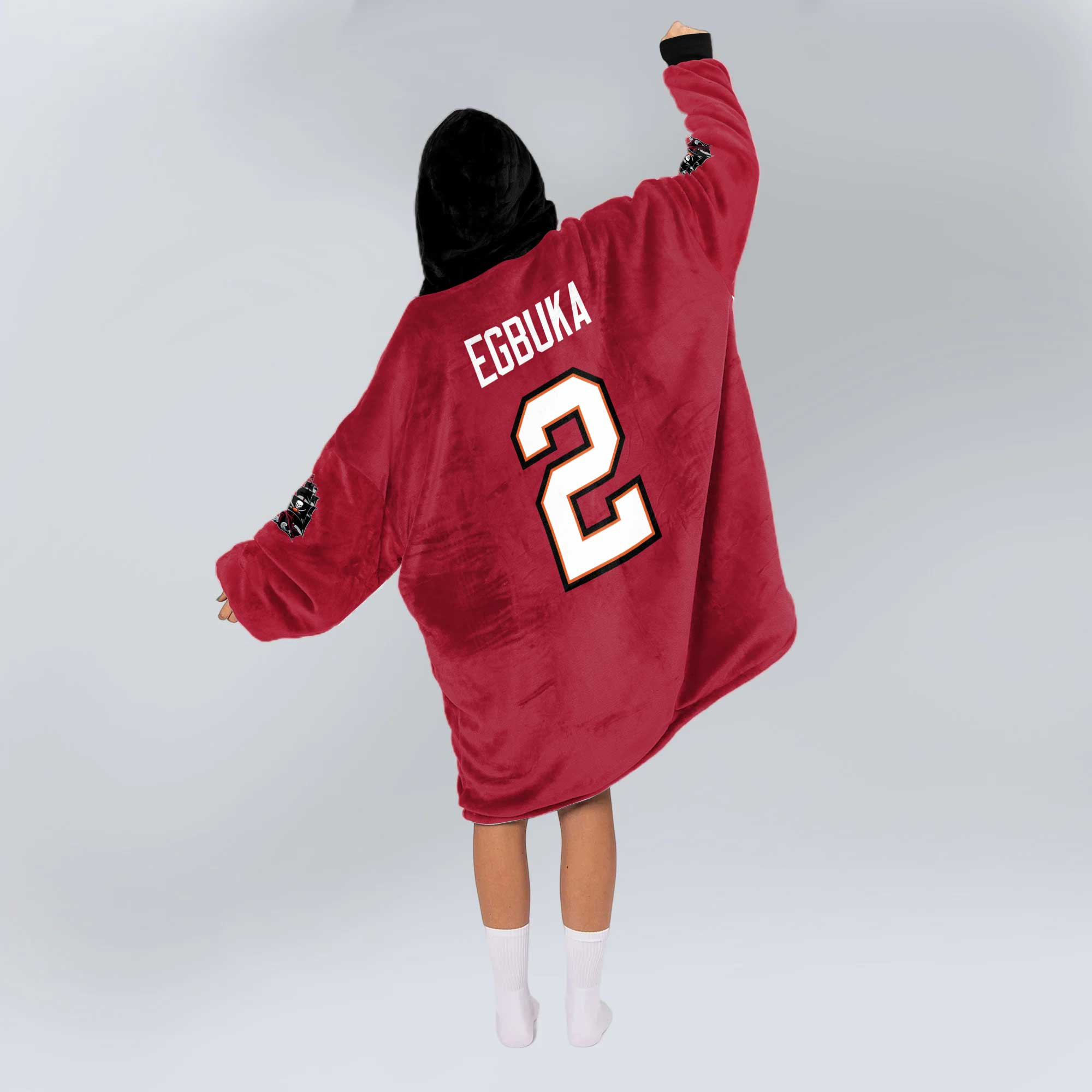 Adult E.E 2 Tampa Bay Football Unisex Blanket Hoodie