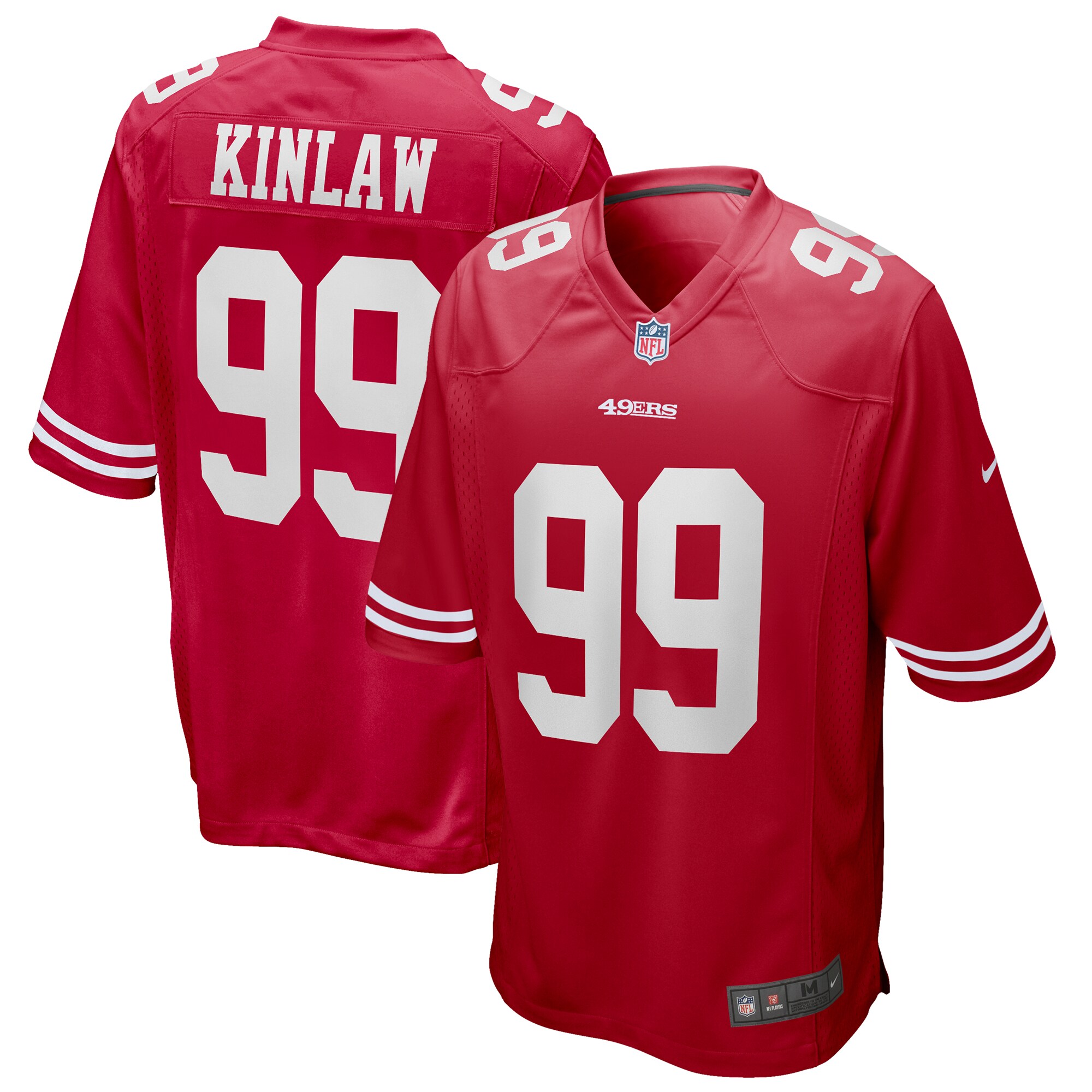 Javon Kinlaw San Francisco 49ers  Game Jersey - Scarlet