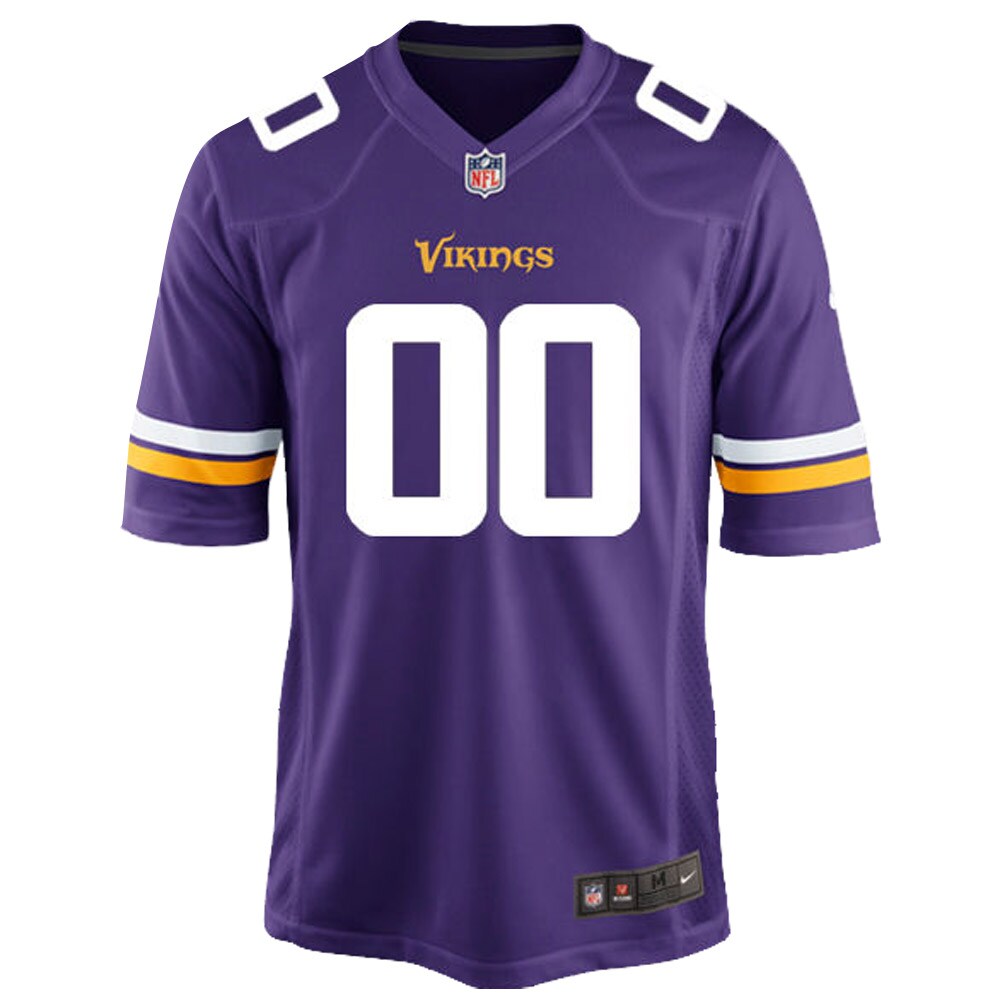 Minnesota Vikings Youth Custom Game Jersey