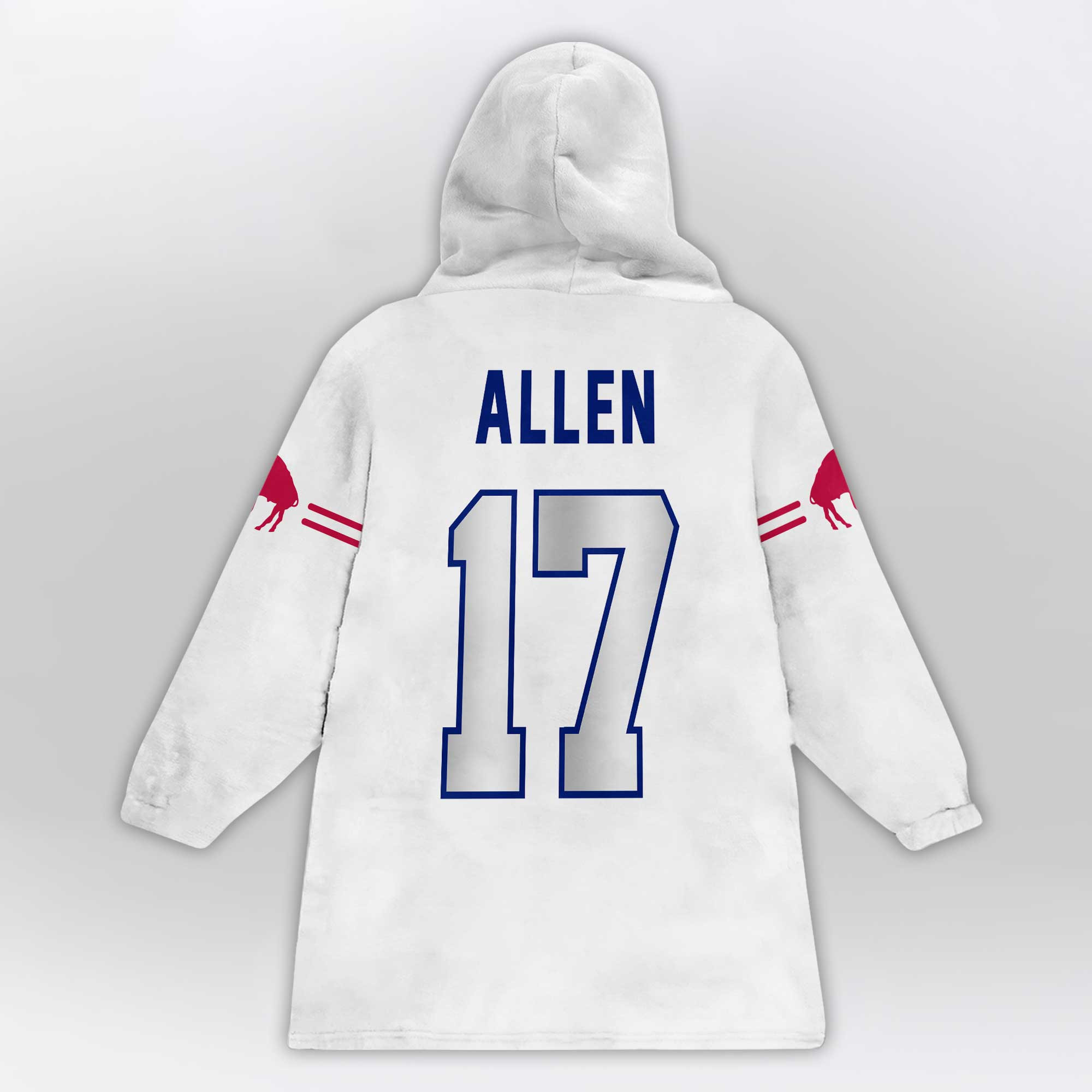 Adult Buffalo Football Unisex Blanket Hoodie