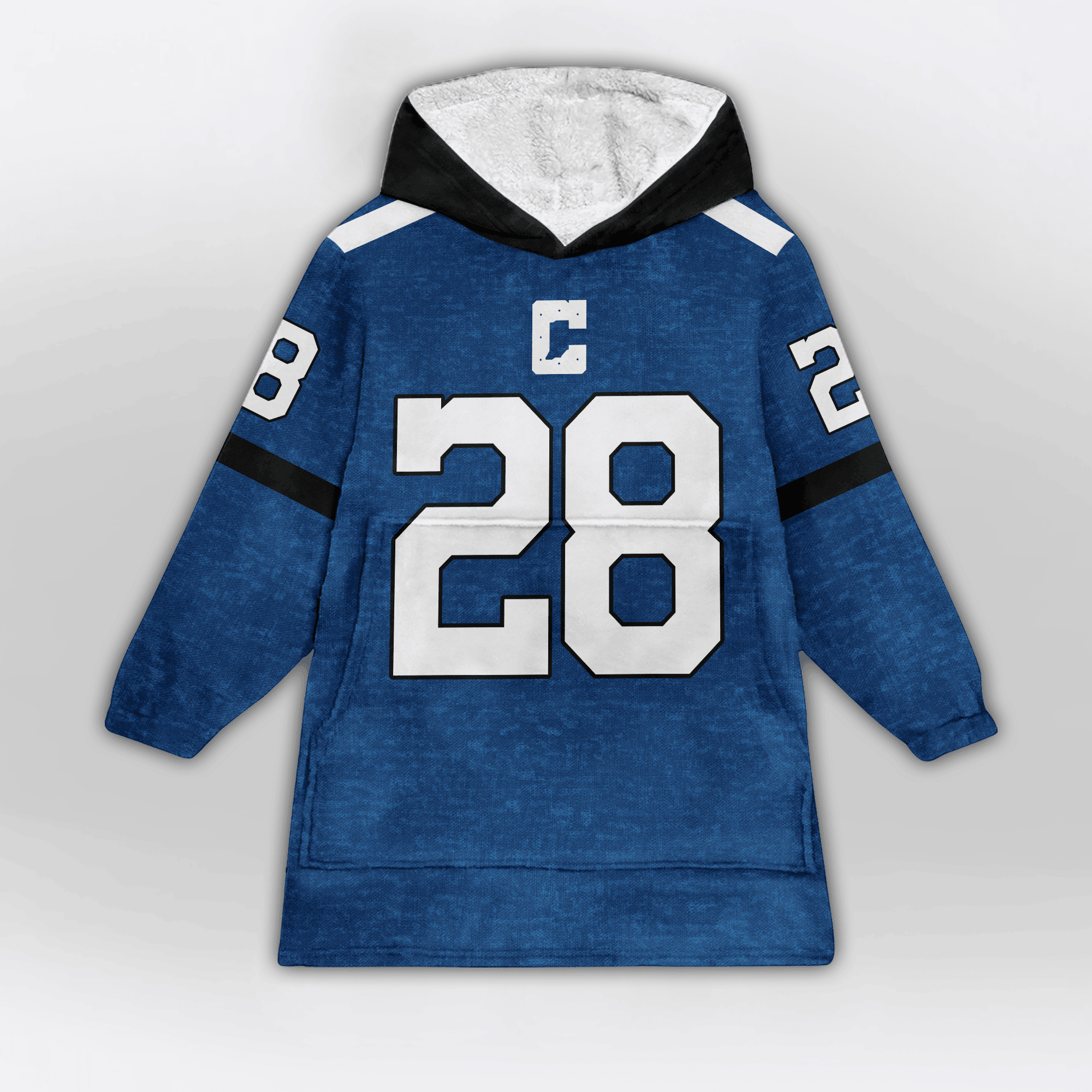 Kid 28 Indianapolis Football Unisex Blanket Hoodie