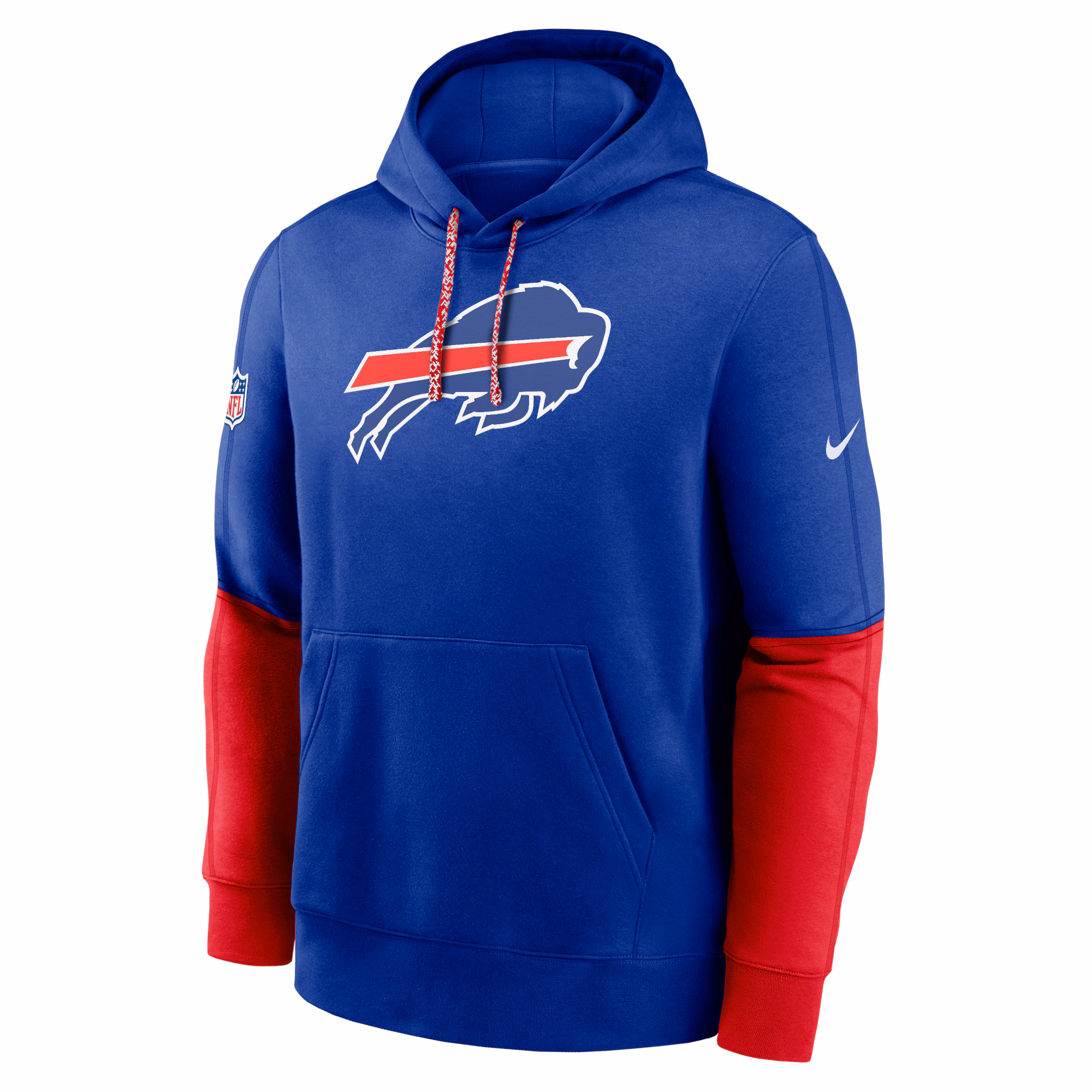 Buffalo Bills 2024 Sideline Club Pullover Hoodie - Red