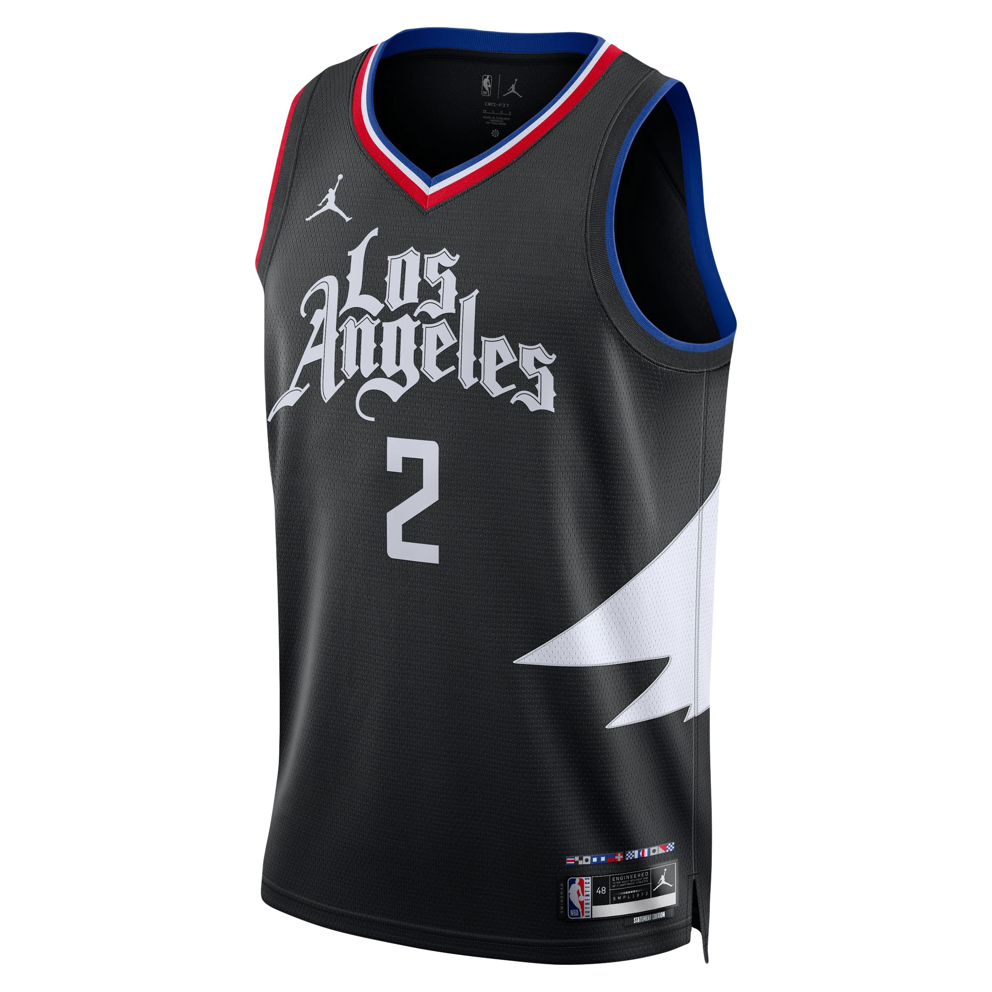 Kawhi Leonard 2022/23 LA Clippers  Unisex Swingman Jersey - Statement Edition - Black