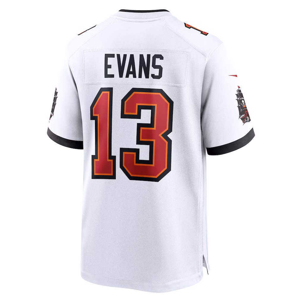 Mike Evans #13 Tampa Bay Buccaneers 50th Season White Game Jersey - White