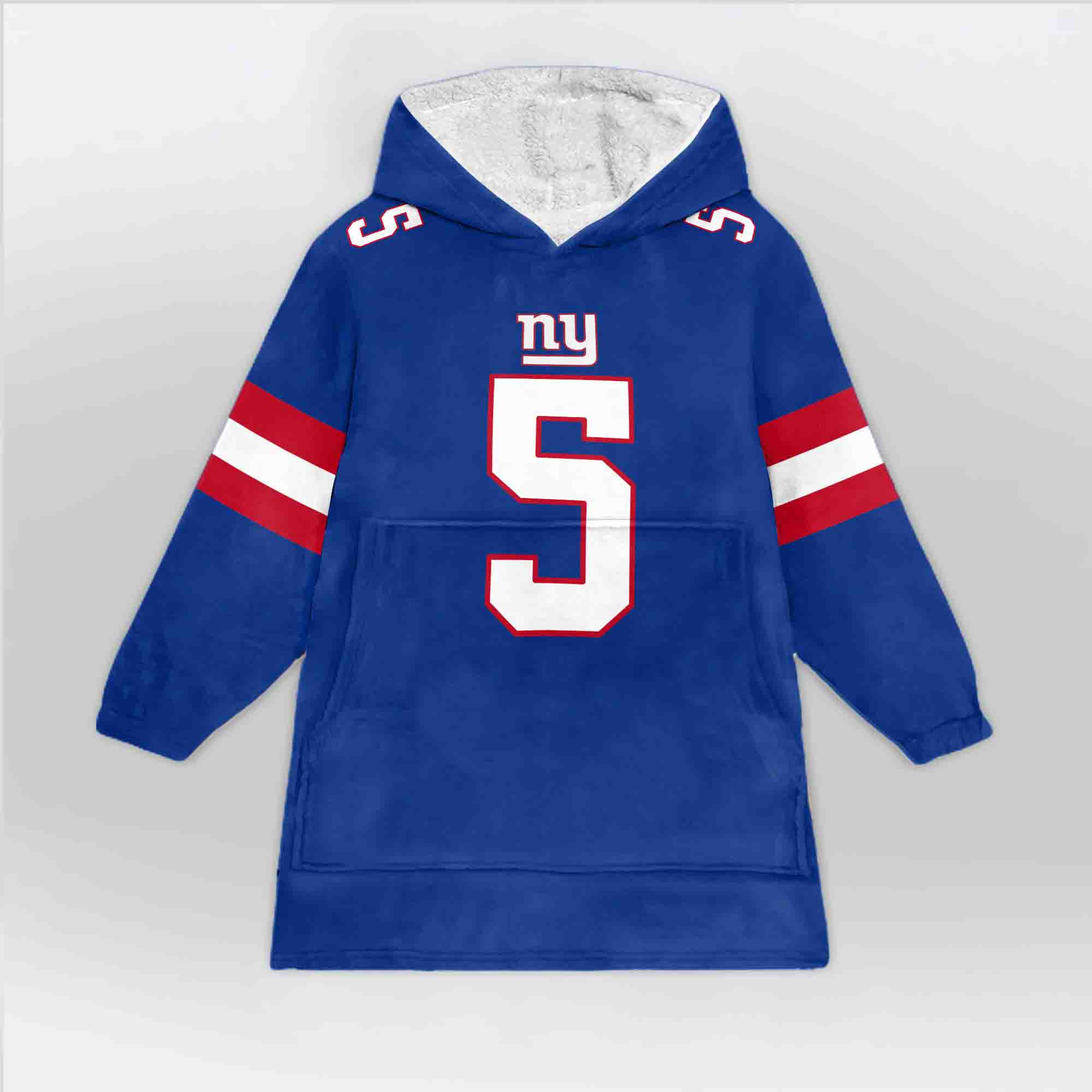 Adult KT 5 New York G Football Unisex Blanket Hoodie
