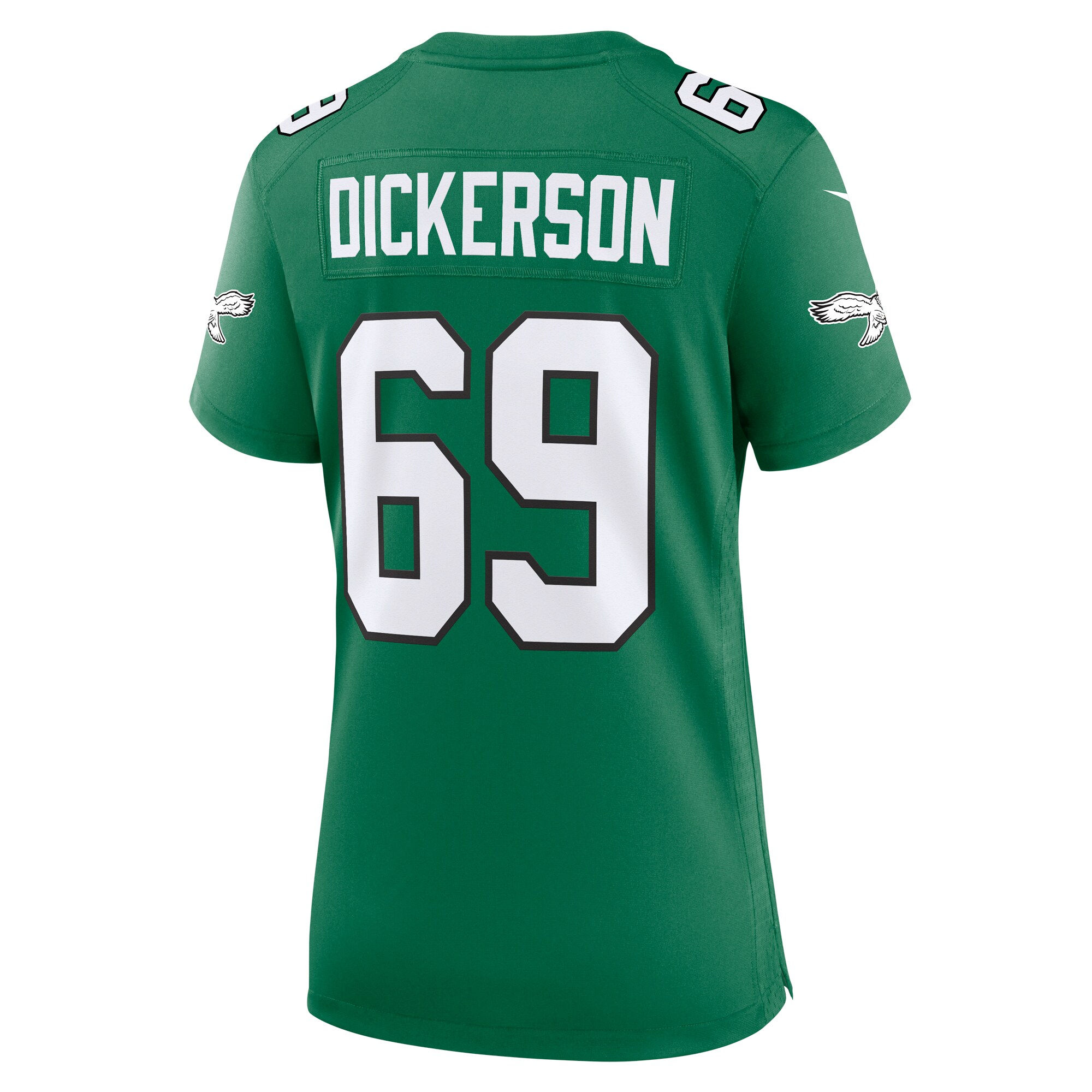 Landon Dickerson #69 Philadelphia Eagles Women Alternate Game Jersey - Kelly Green