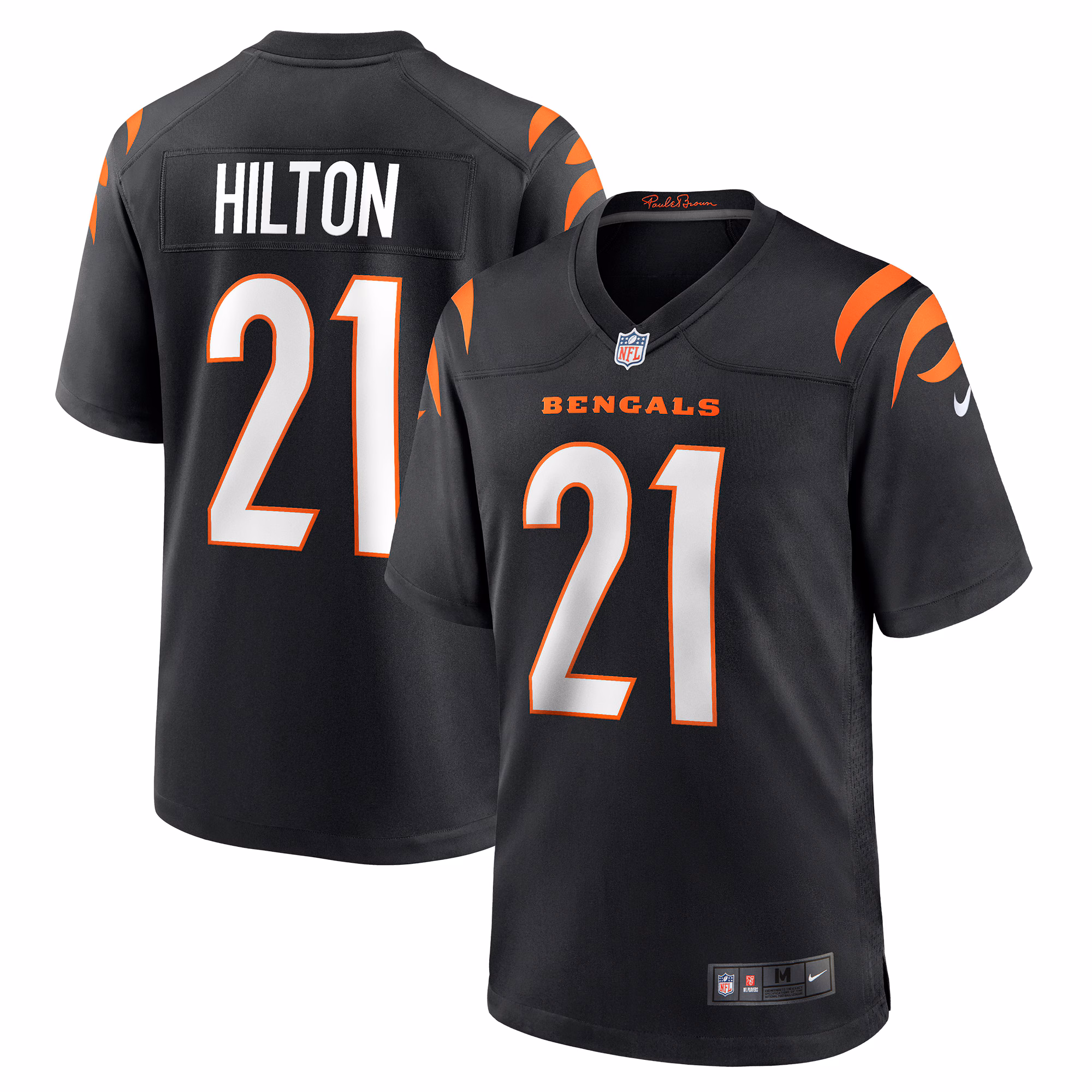 Mike Hilton Cincinnati Bengals Game Player Jersey - Black